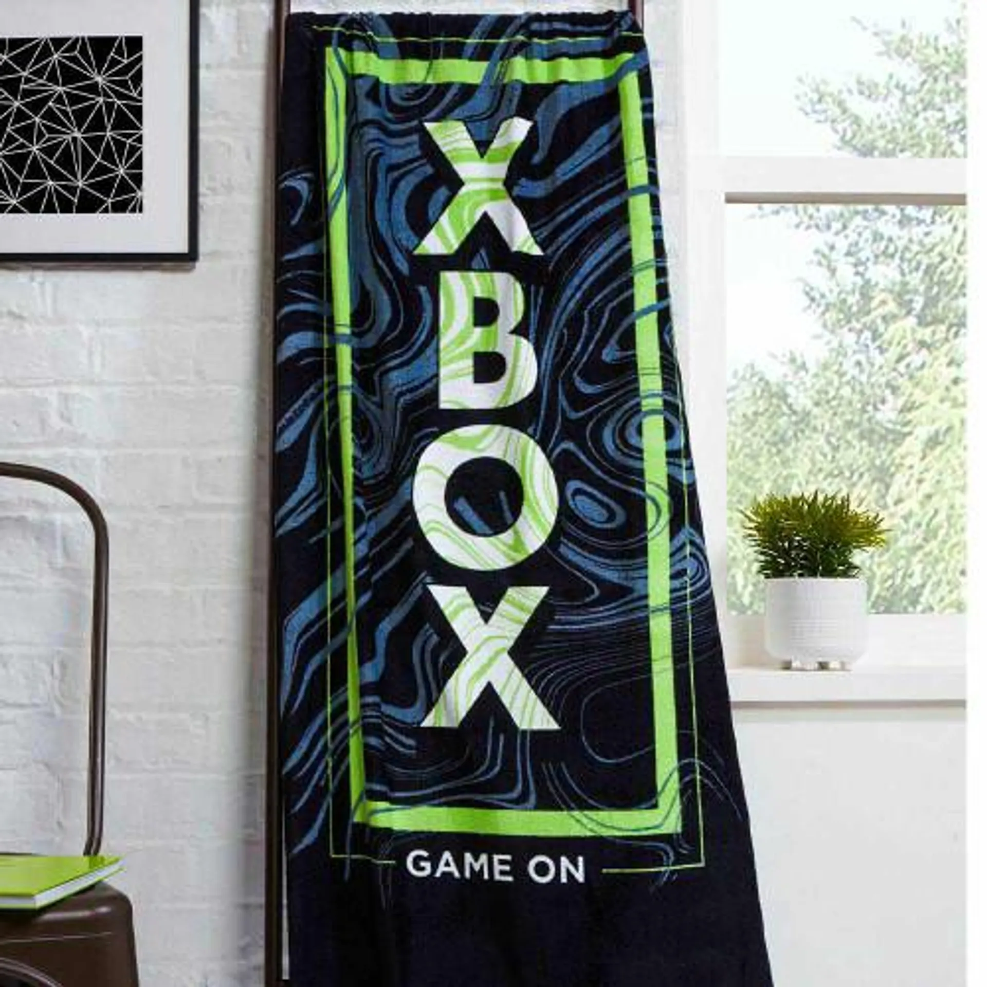 Xbox Game On Towel