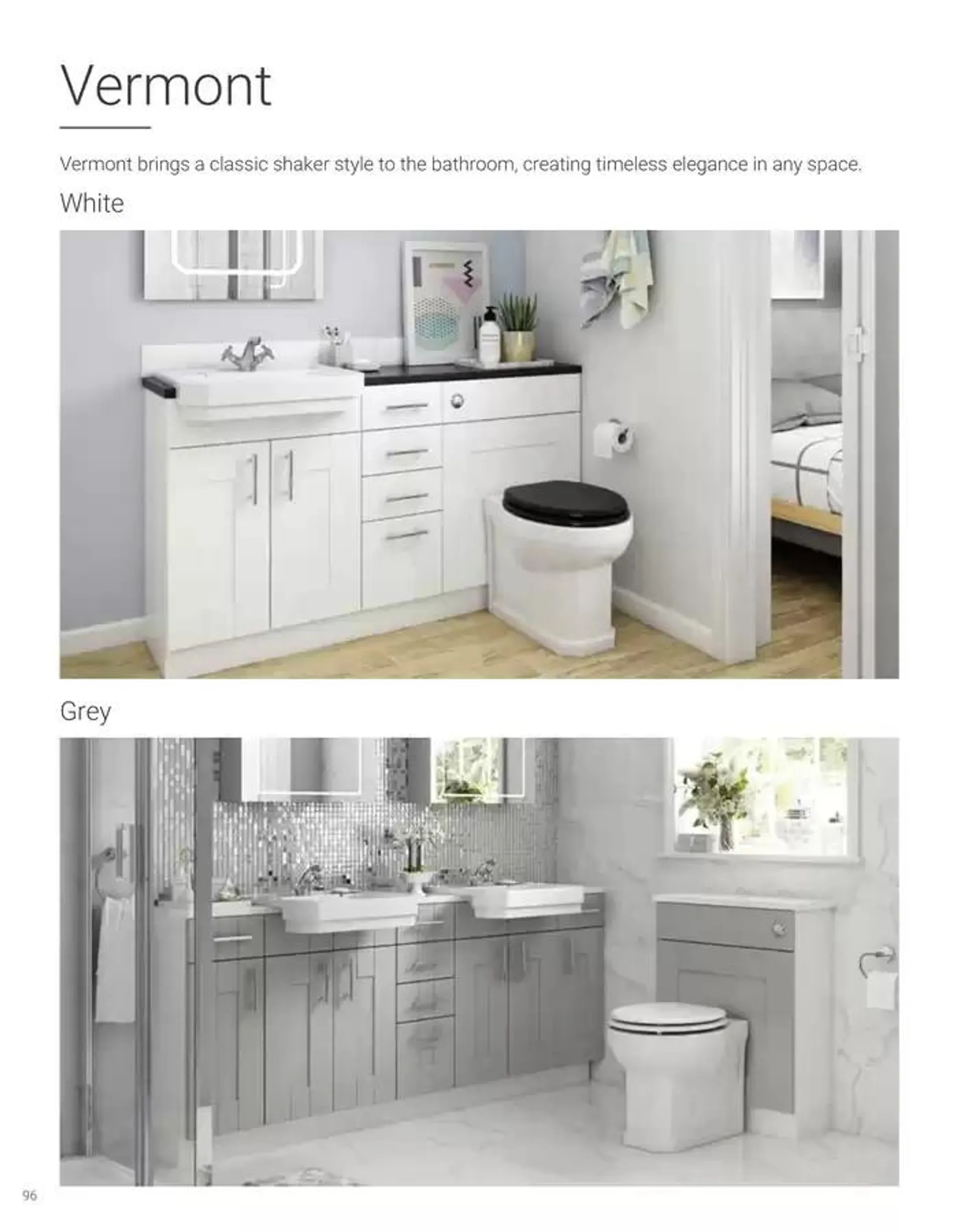 Wickes Bespoke Bathrooms brochure from 5 November to 31 December 2024 - Catalogue Page 96