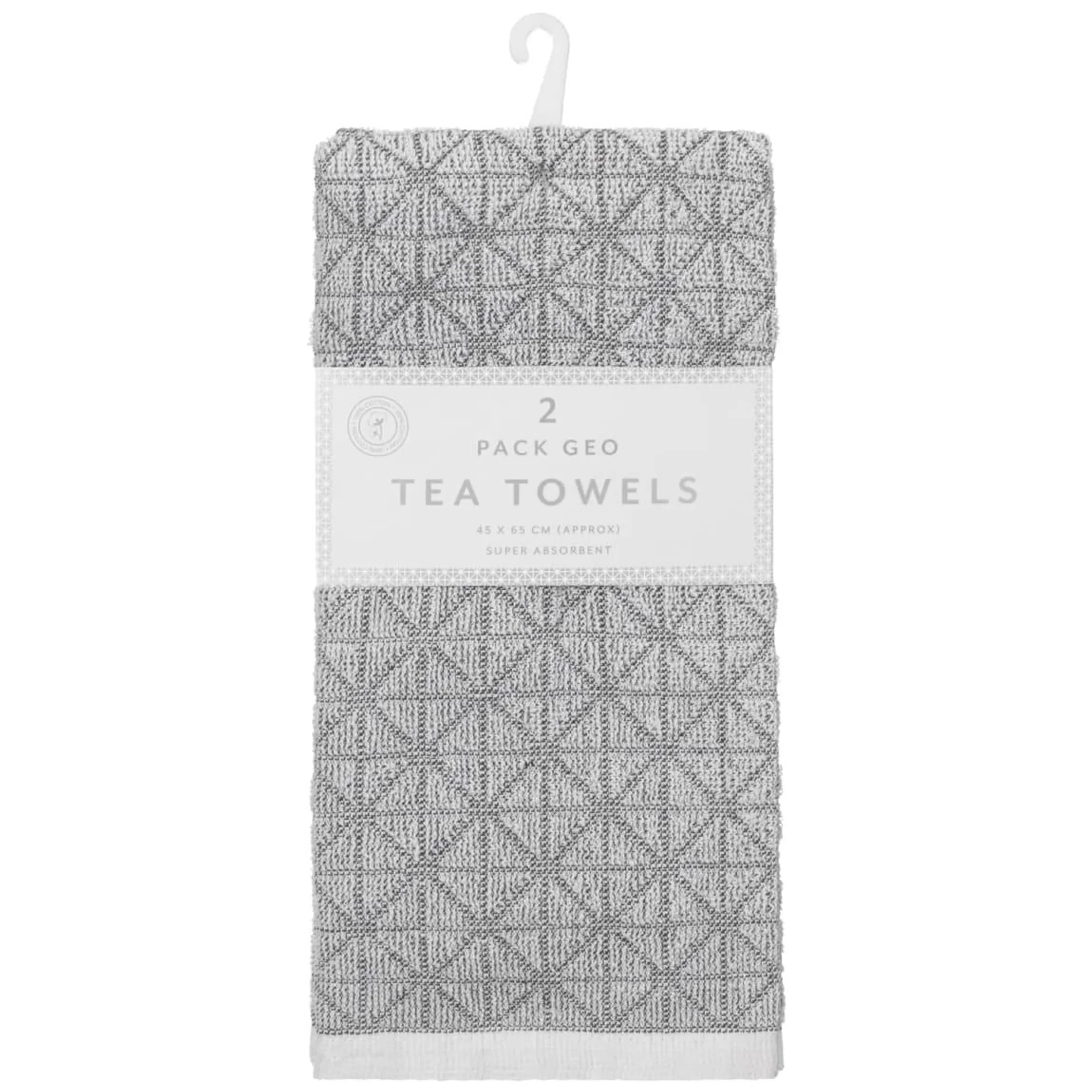 Geo Tea Towels 2pk