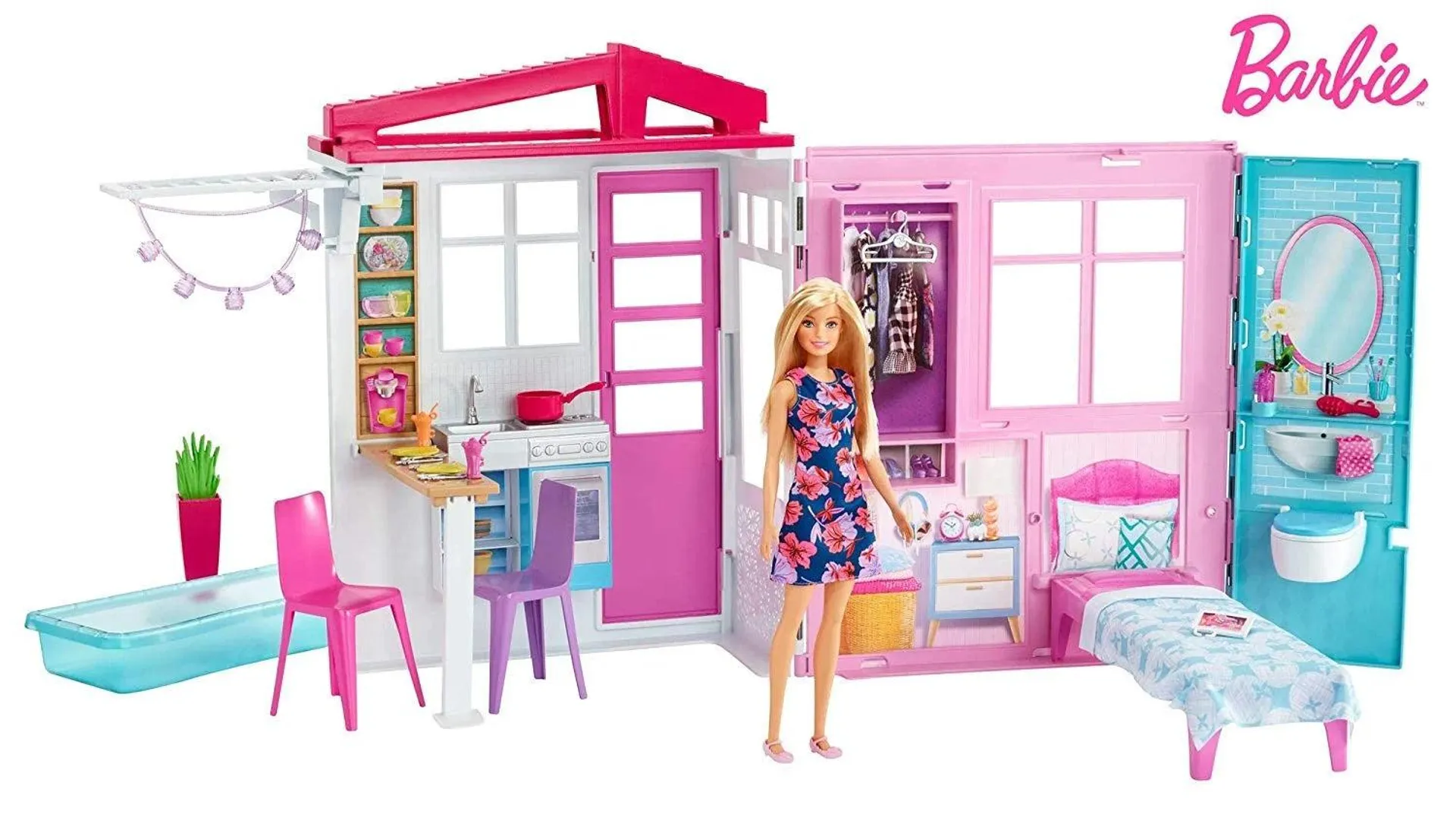 Barbie Close & Go House