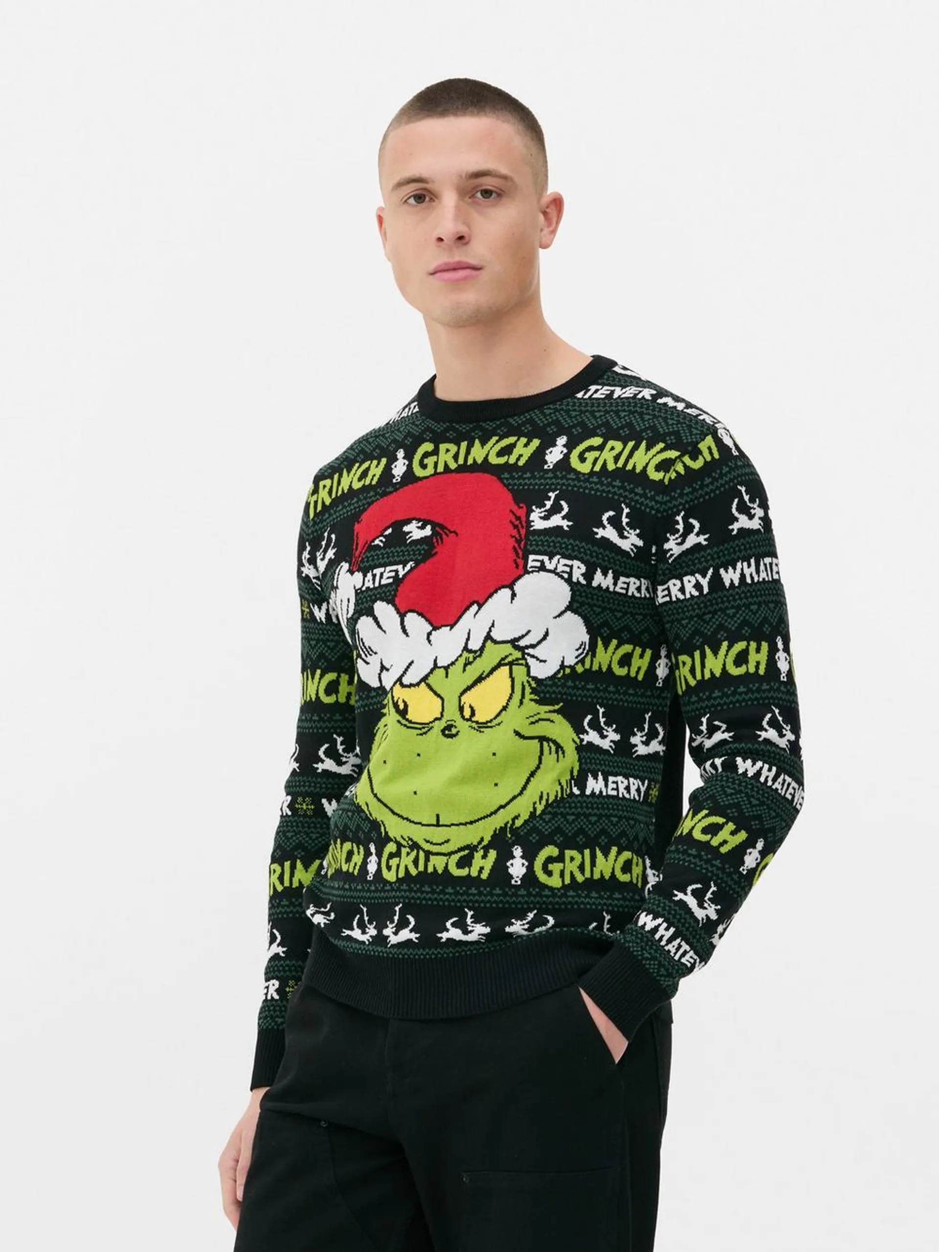 Men's The Grinch Christmas Jumper