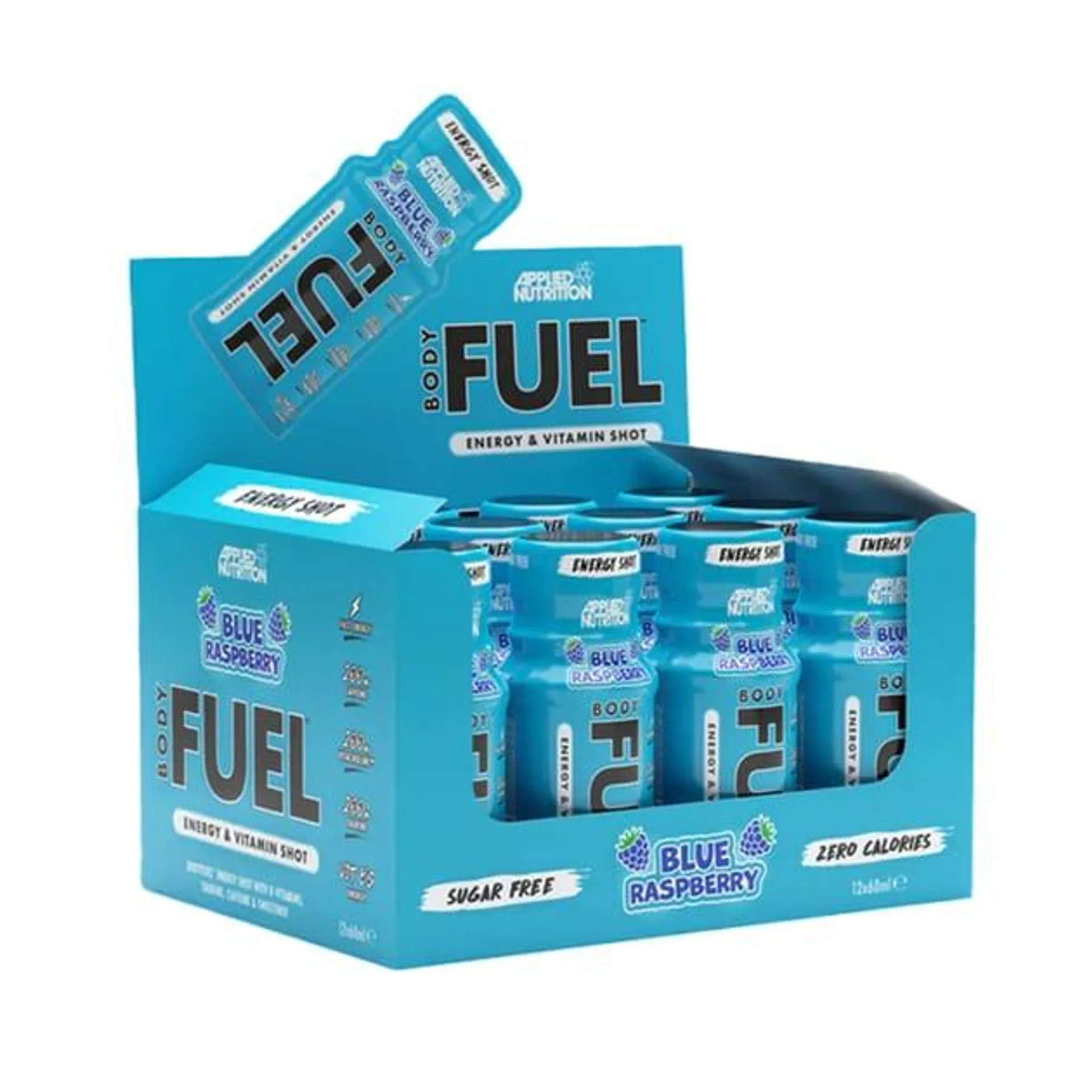 Applied Nutrition Body Fuel Blue Raspberry 60ml x 12