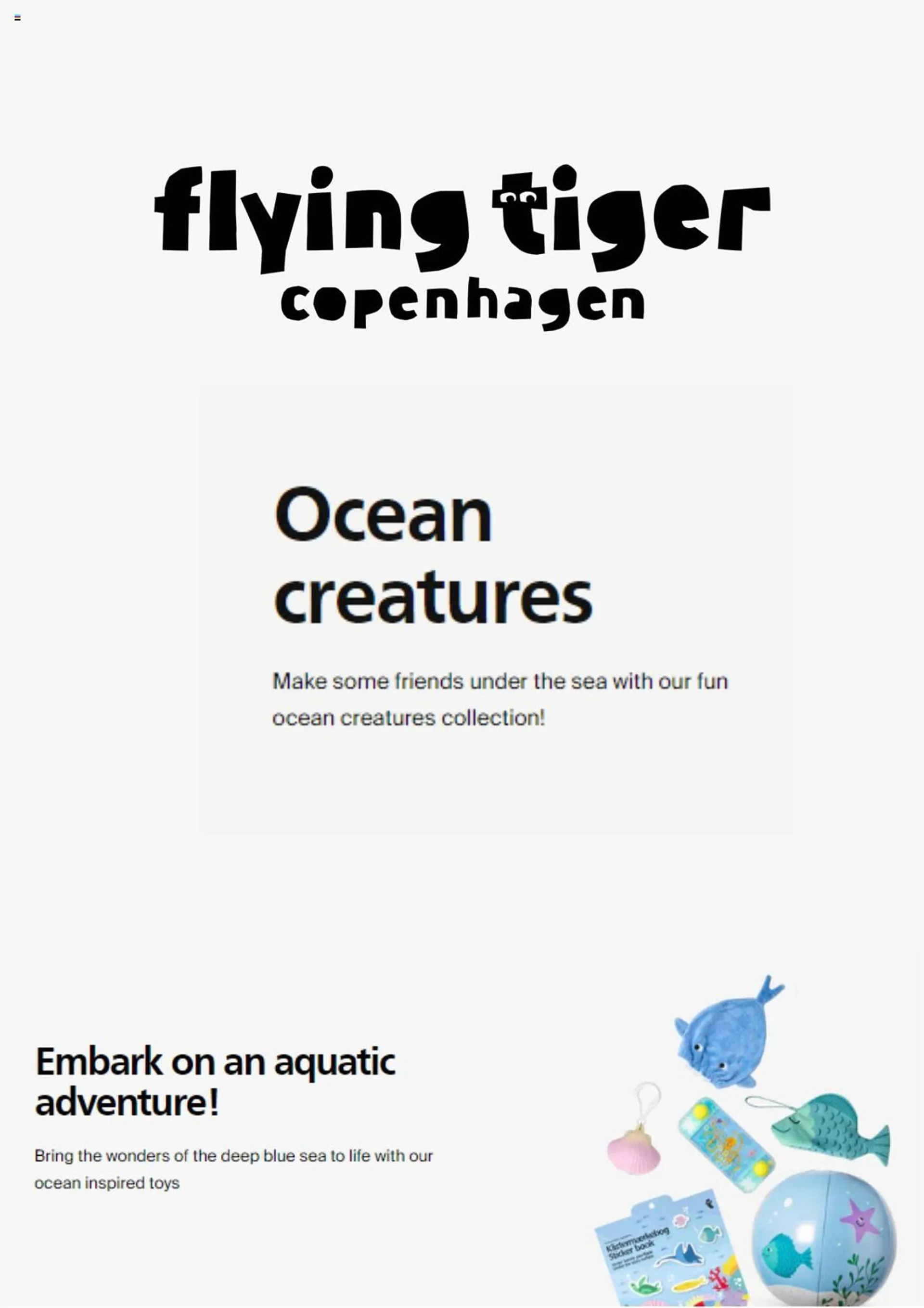 Flying Tiger leaflet - 1