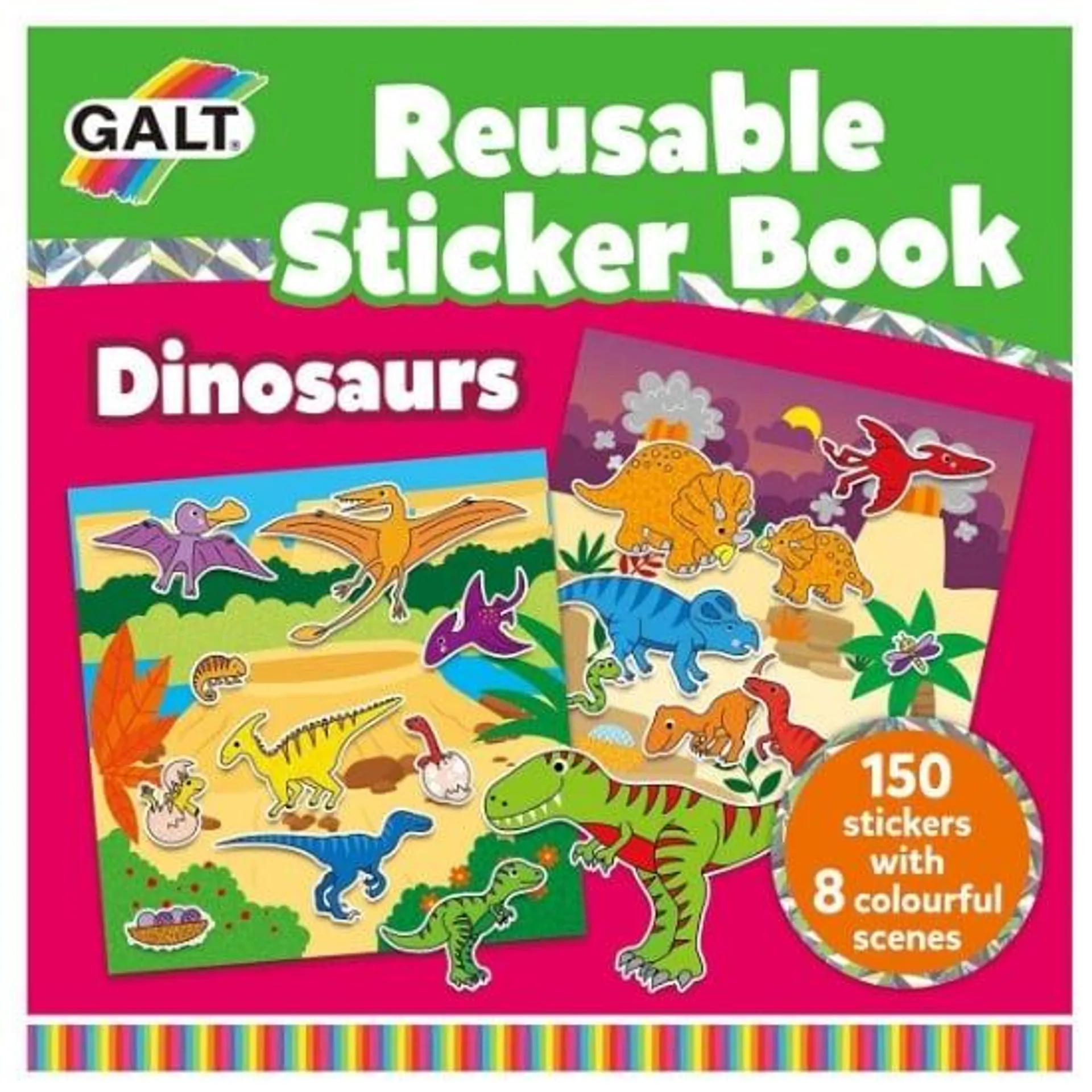 Reusable Sticker Book - Dinosaurs