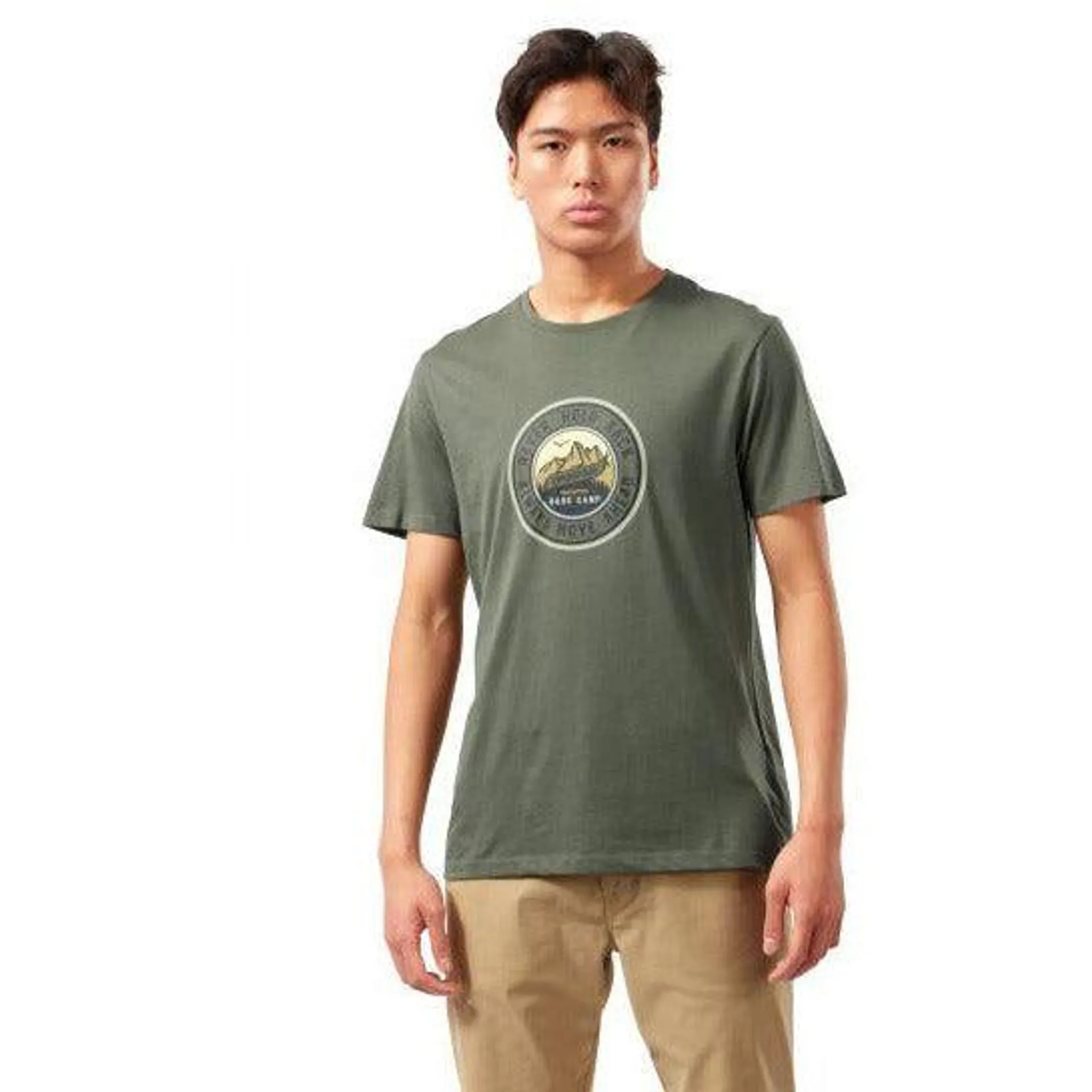 Craghoppers Mightie Short Sleeved T-Shirt - Parka Green Circle