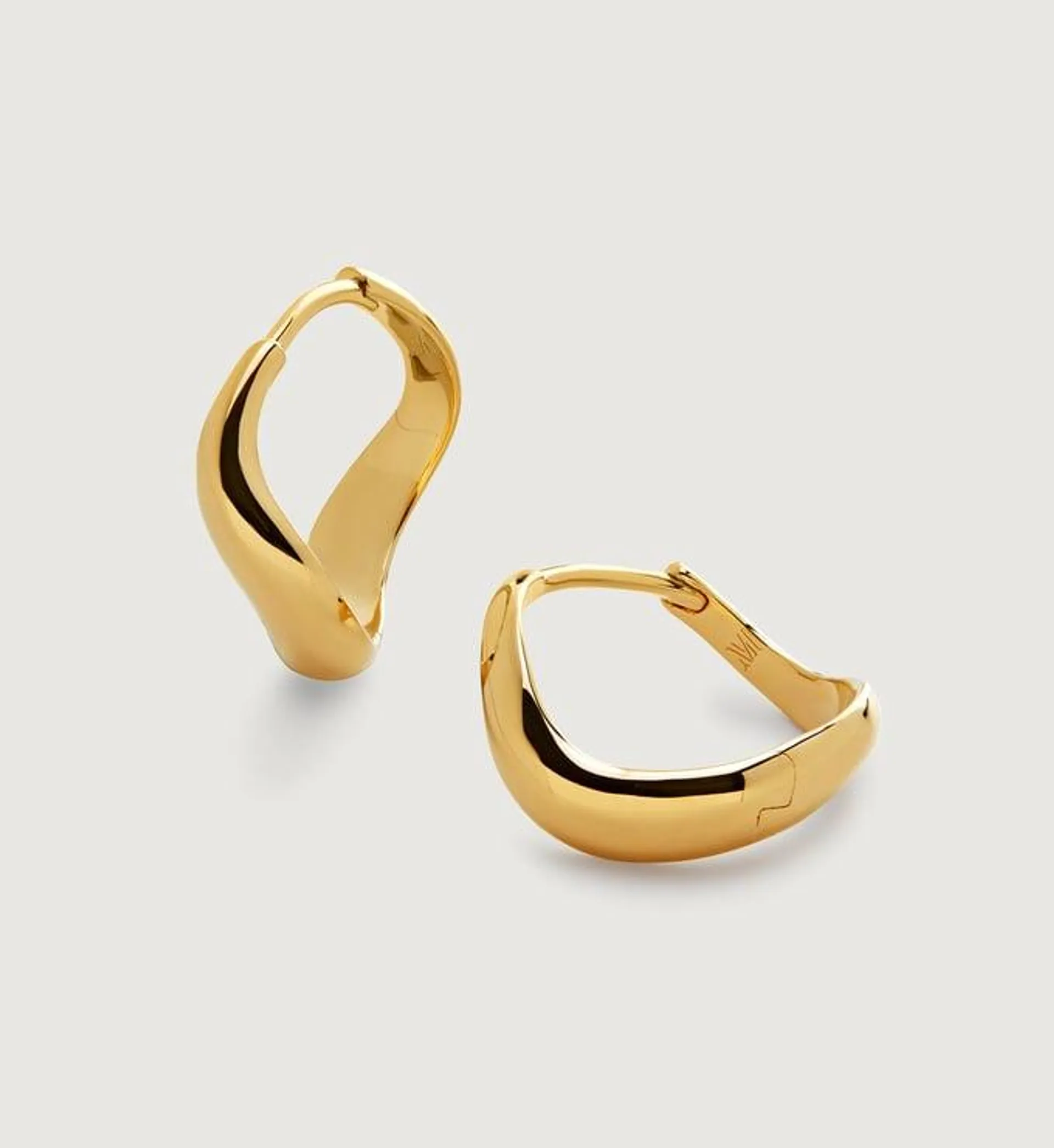 Swirl Small Hoop Earrings