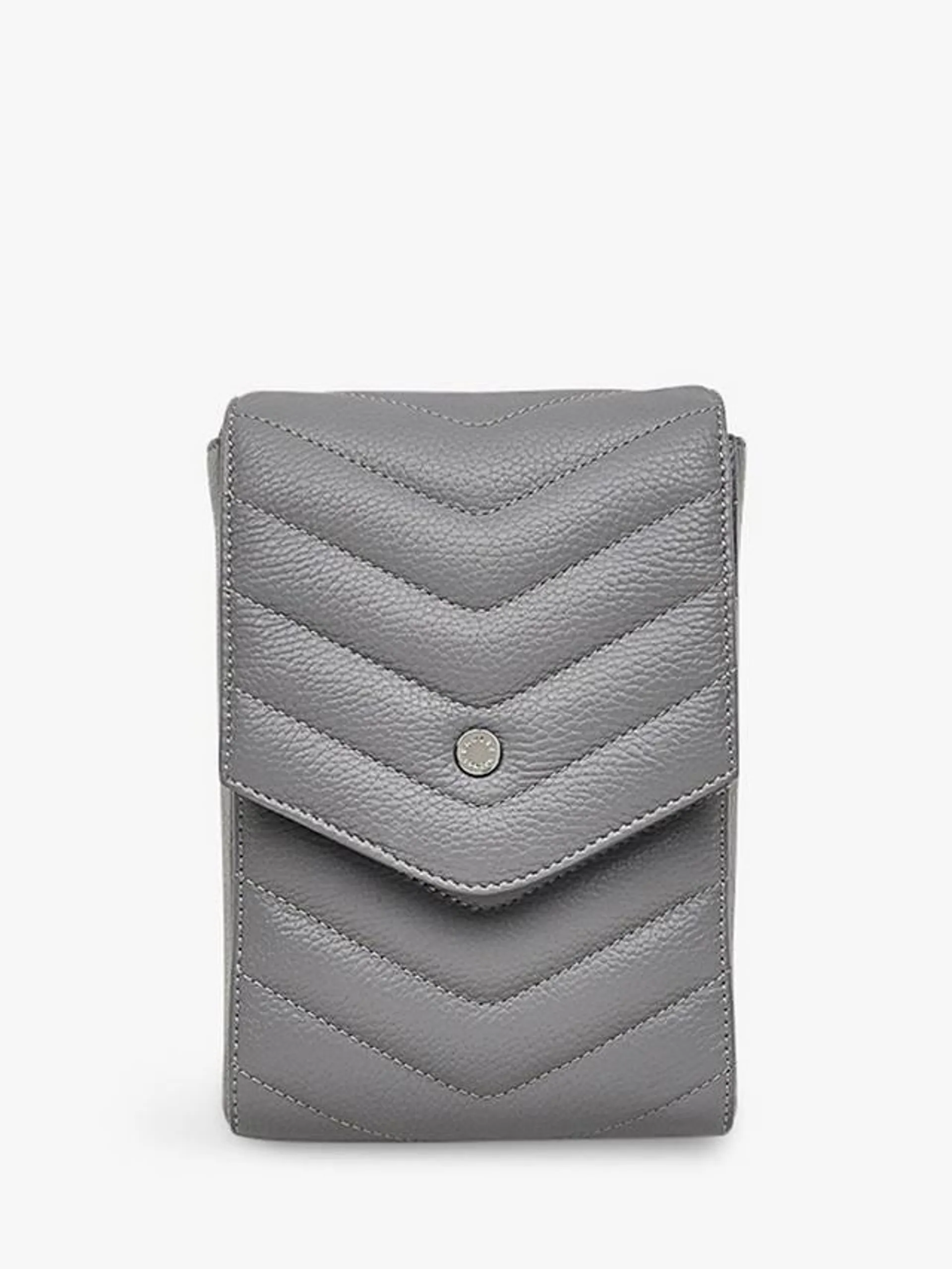 Rowe Avenue Leather Flapover Phone Crossbody Bag, Cloud Burst