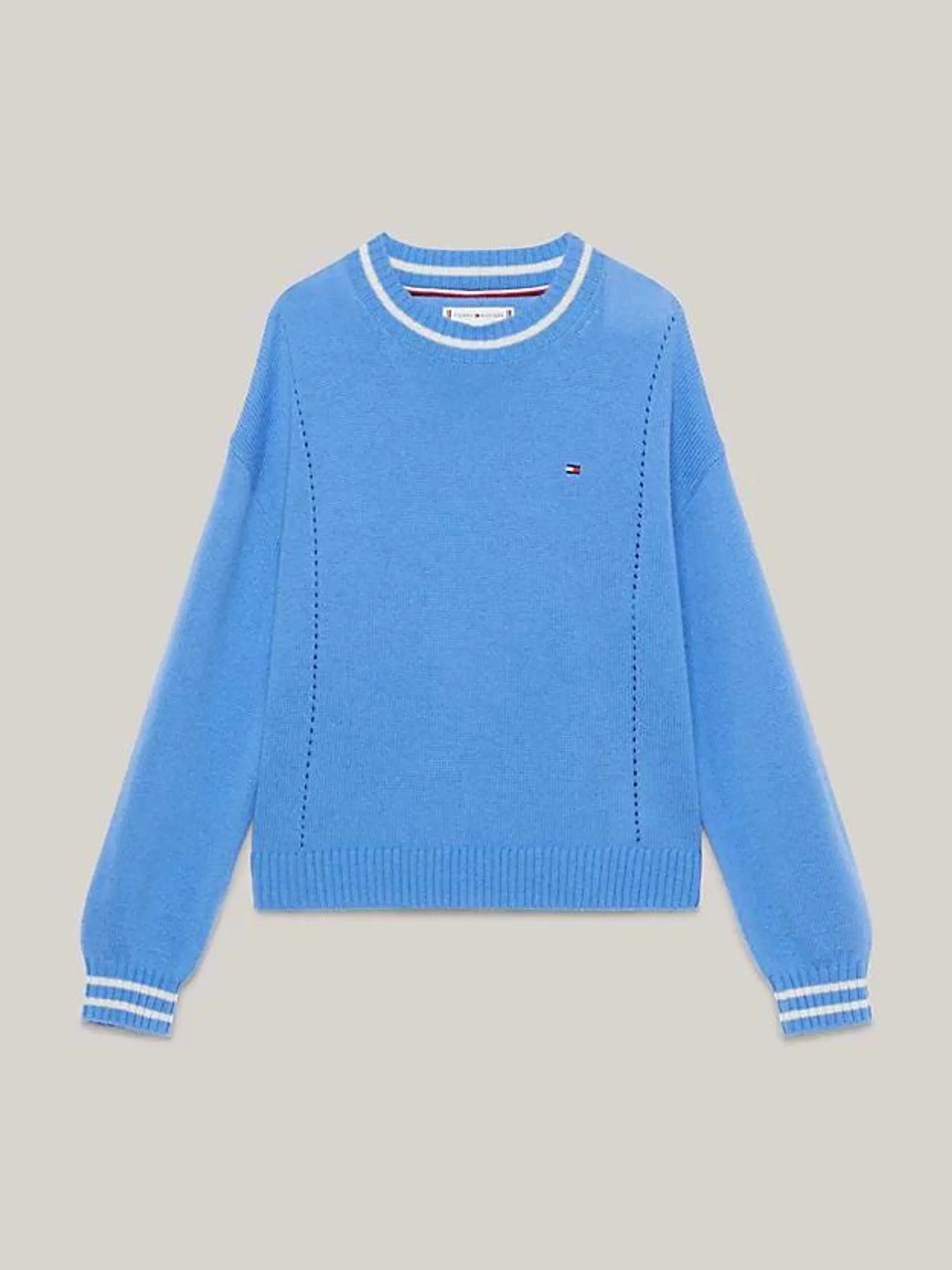 Essential Wool Crew Neck Relaxed Jumper