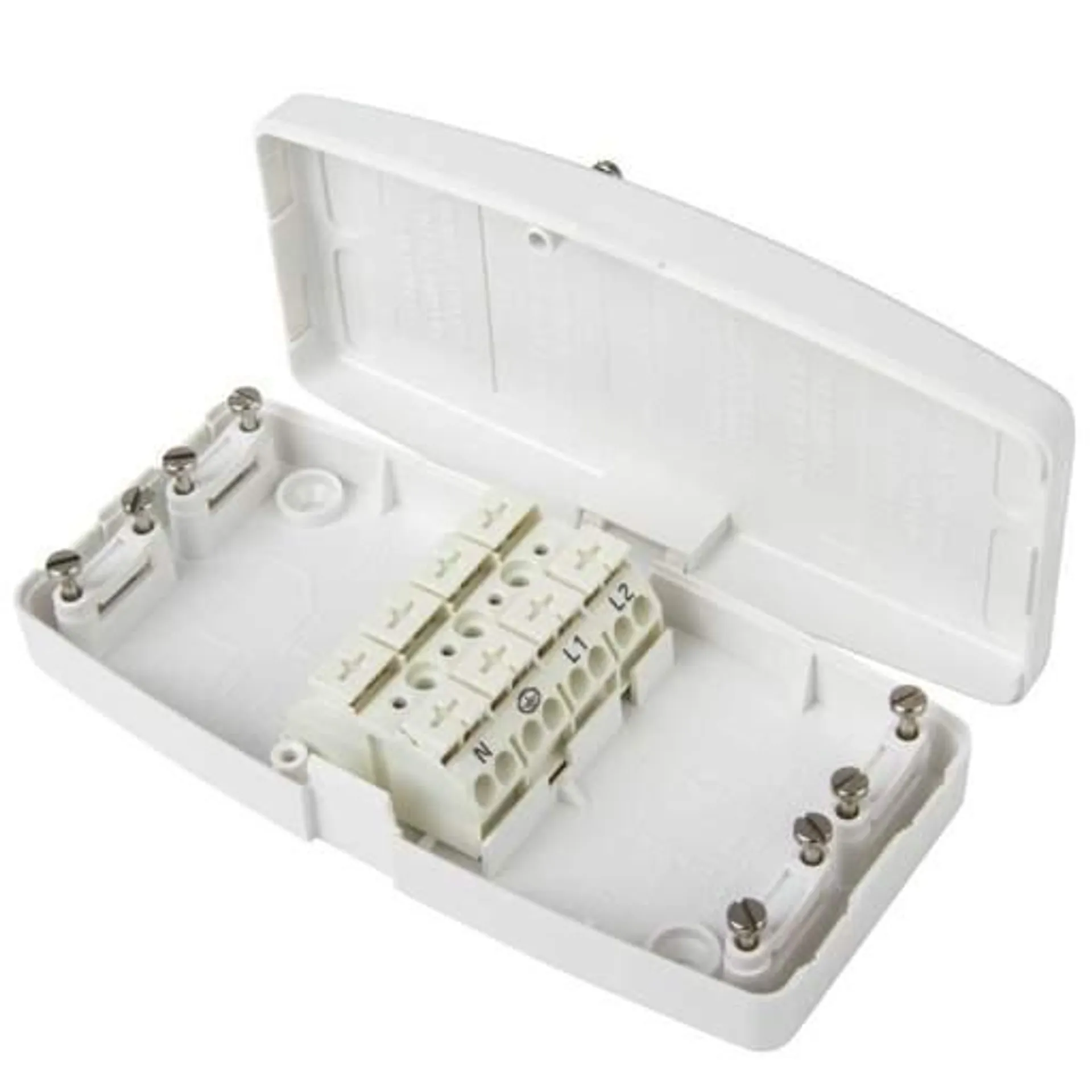 Hager Ashley 20A 4 Terminal 17th Edition Junction Box White