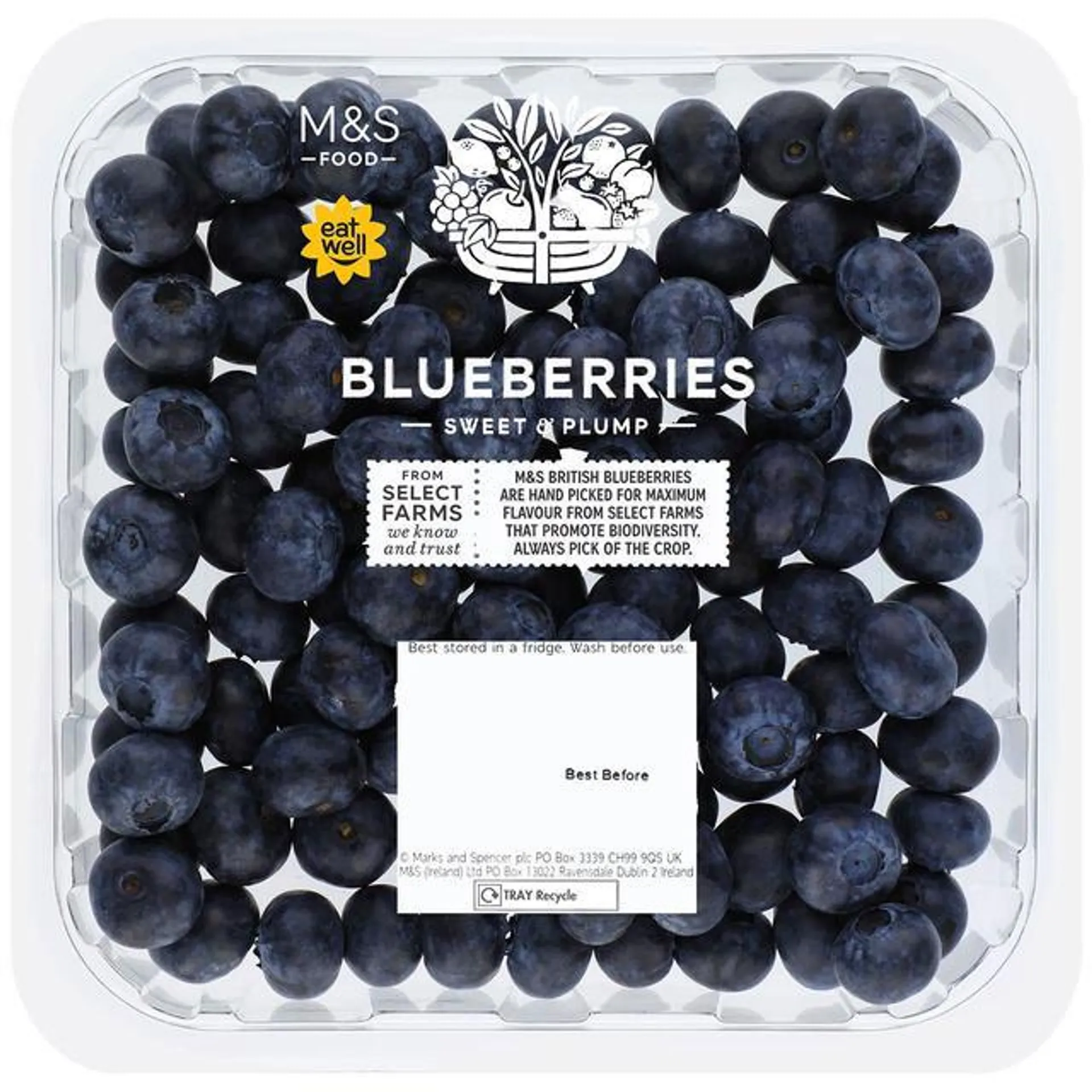 M&S Blueberries Family Pack 375g
