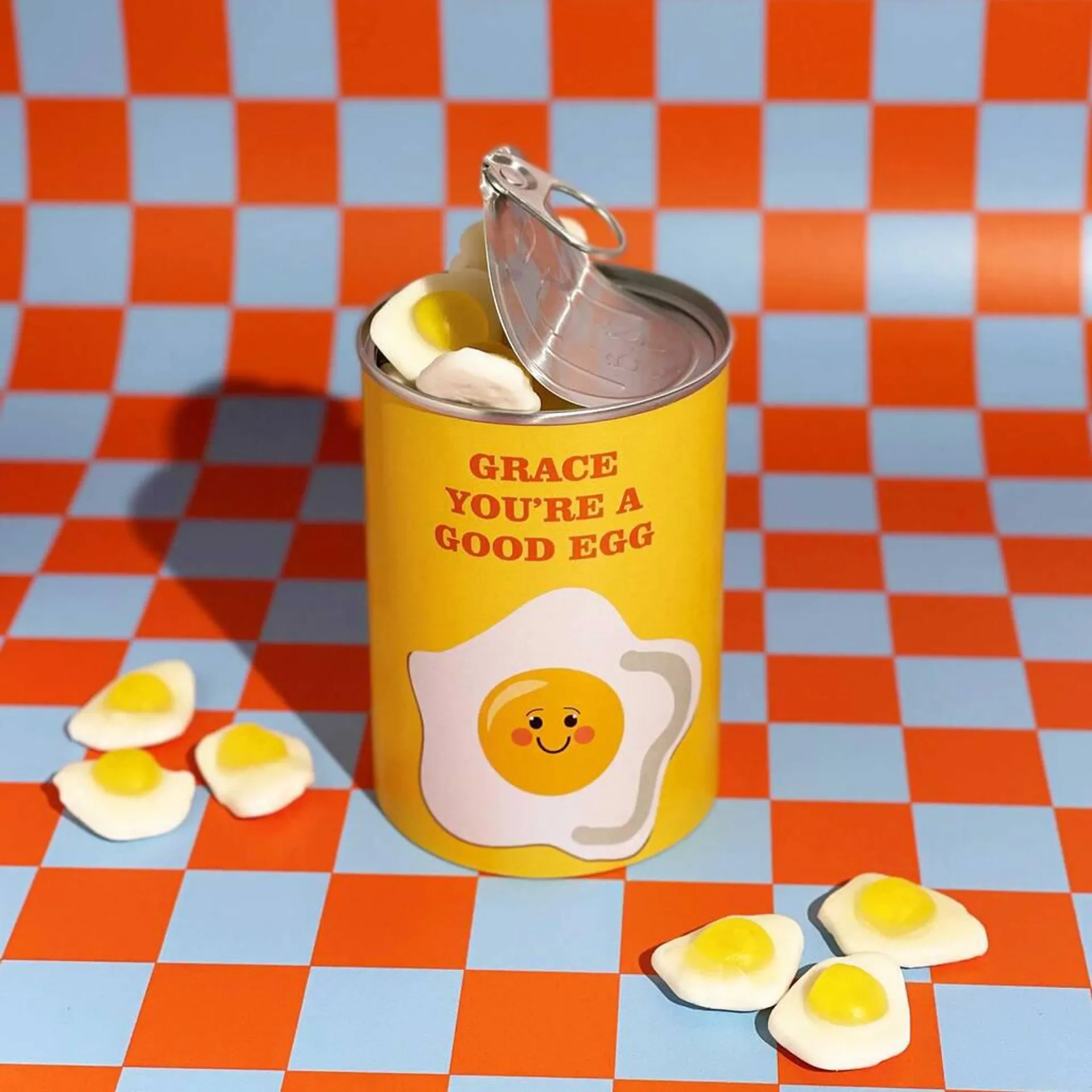 Personalised 'You're A Good Egg' Sweet Tin