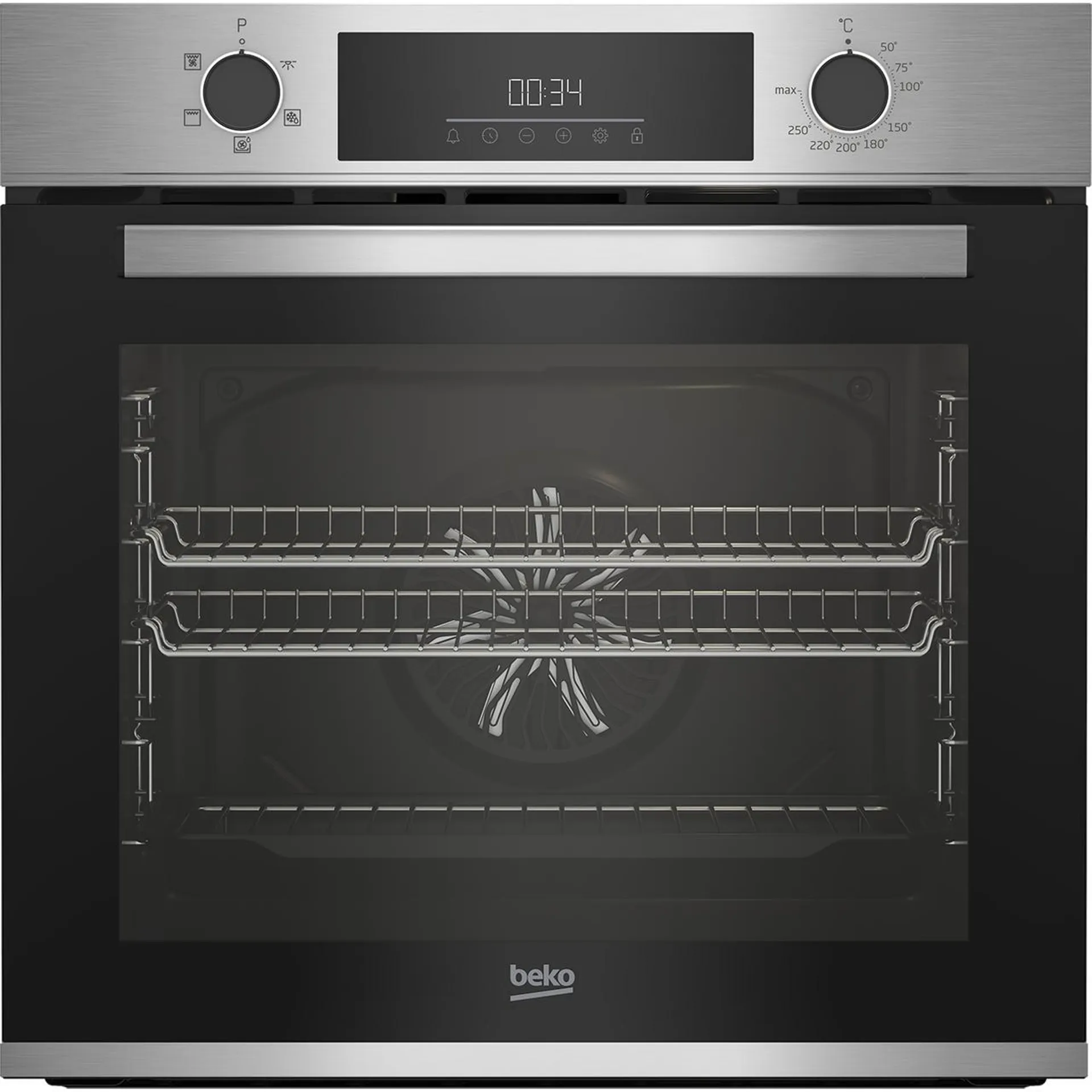 Beko AeroPerfect™ RecycledNet® BBRIF22300X Built In Electric Single Oven - Stainless Steel - A Rated