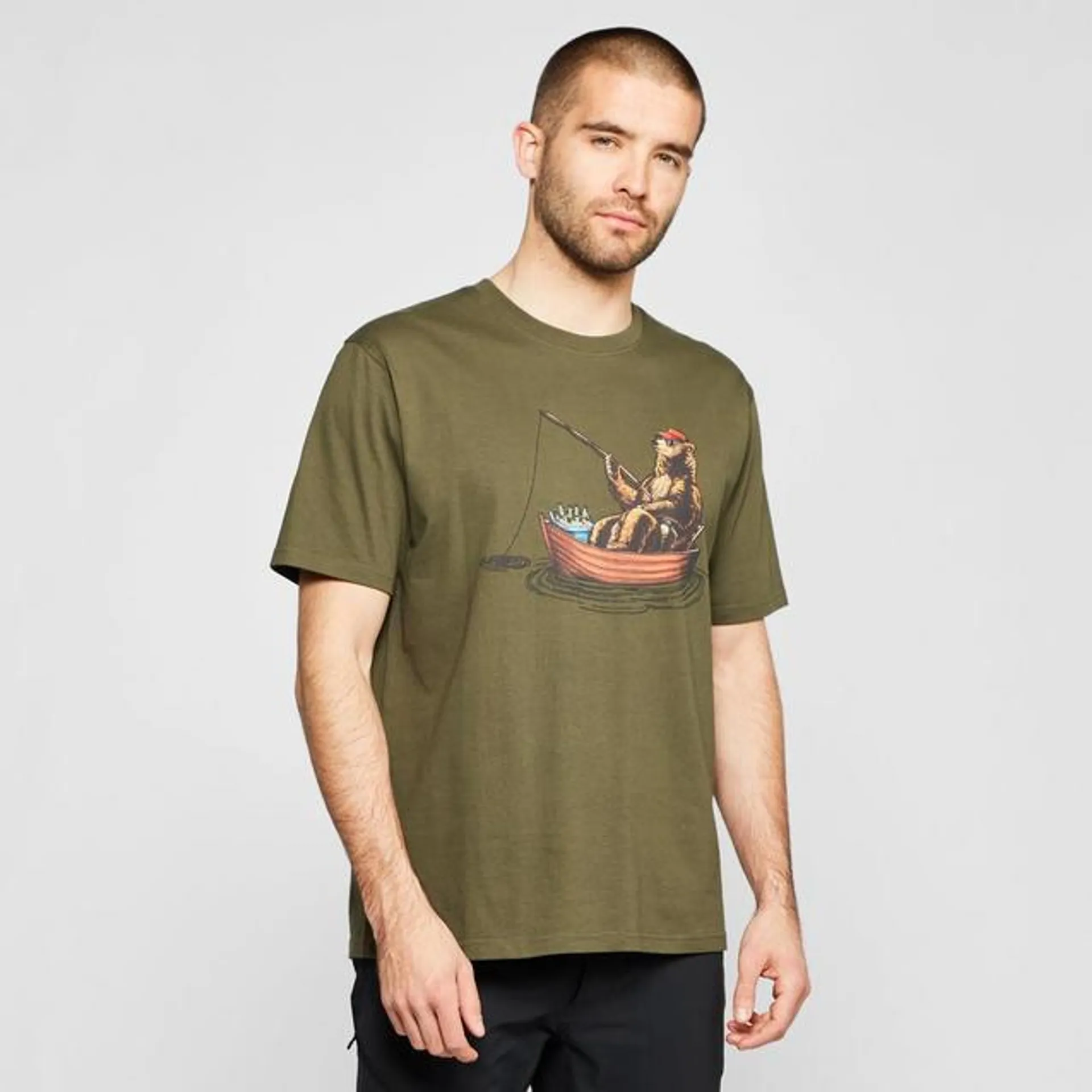 Men's Fishing Bear T-Shirt
