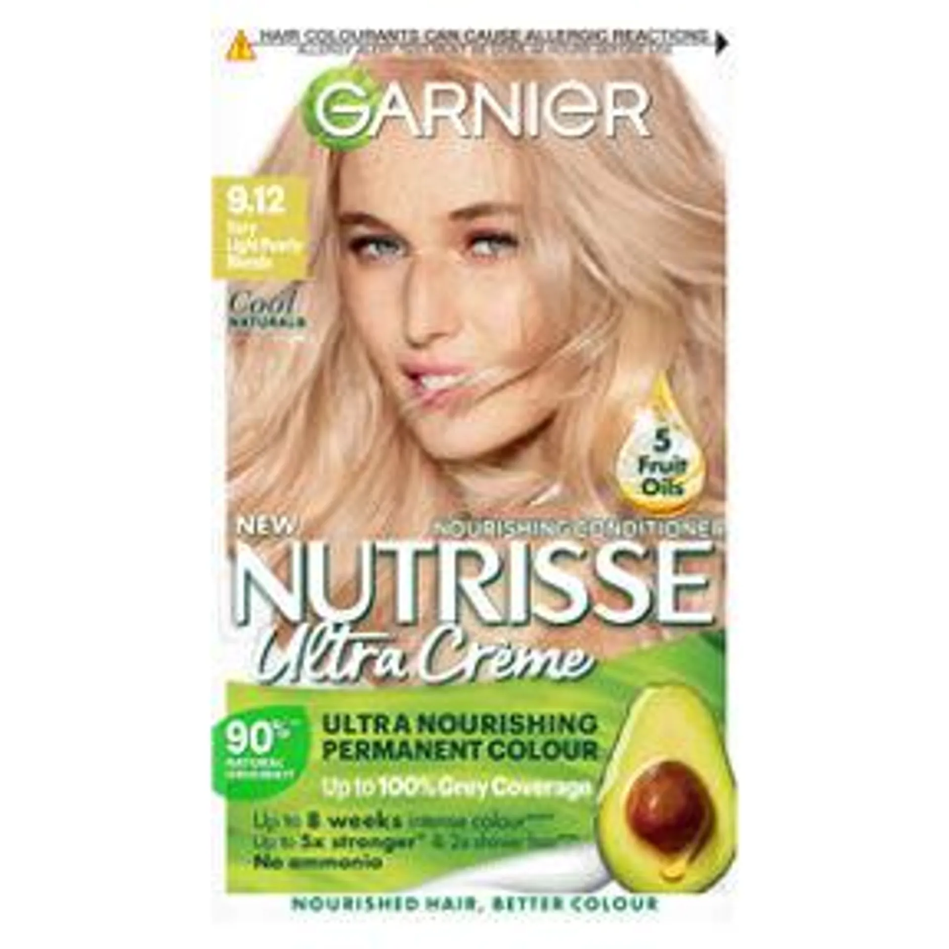 Garnier Nutrisse Ultra Crème Permanent Hair Dye Very Light Pearly Blonde