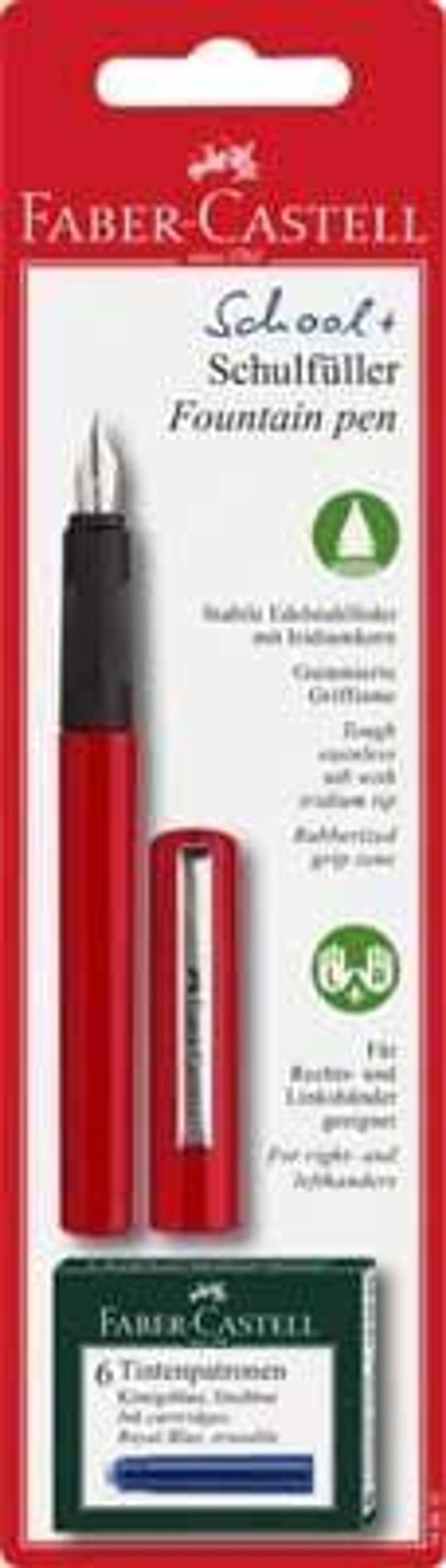Faber And Castell Red Fountain Pen