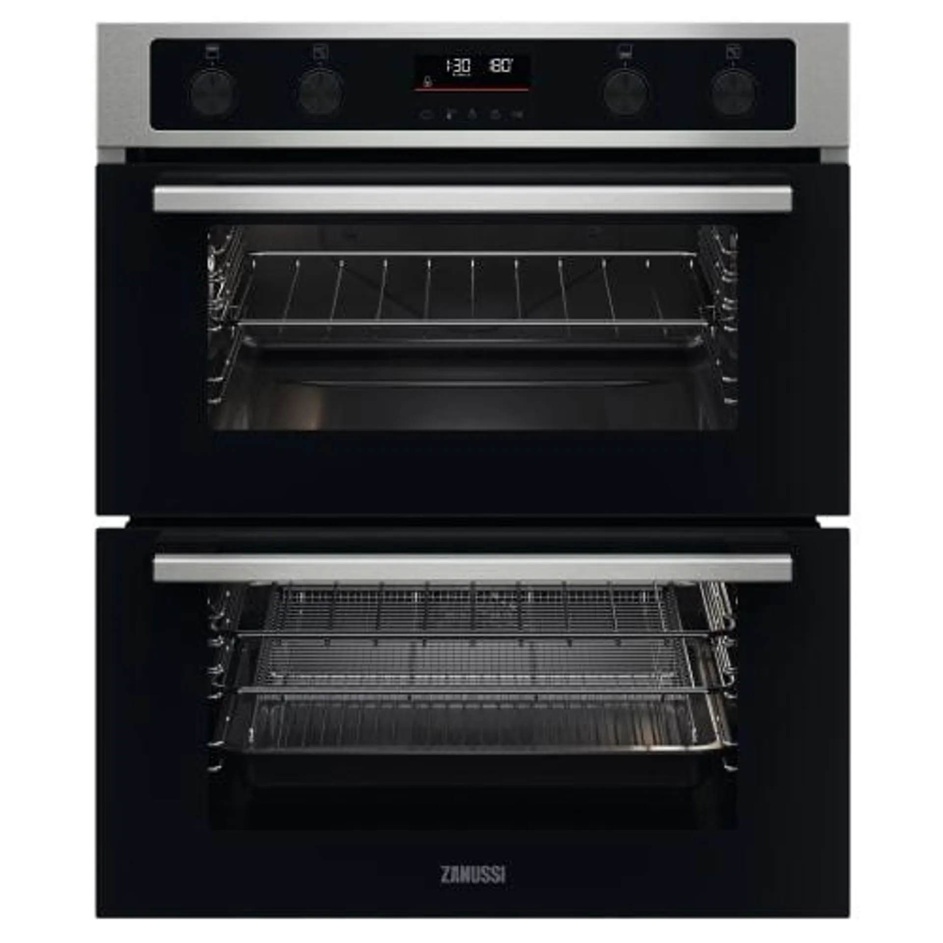 Zanussi ZPCNA7XN Double Oven - Stainless Steel