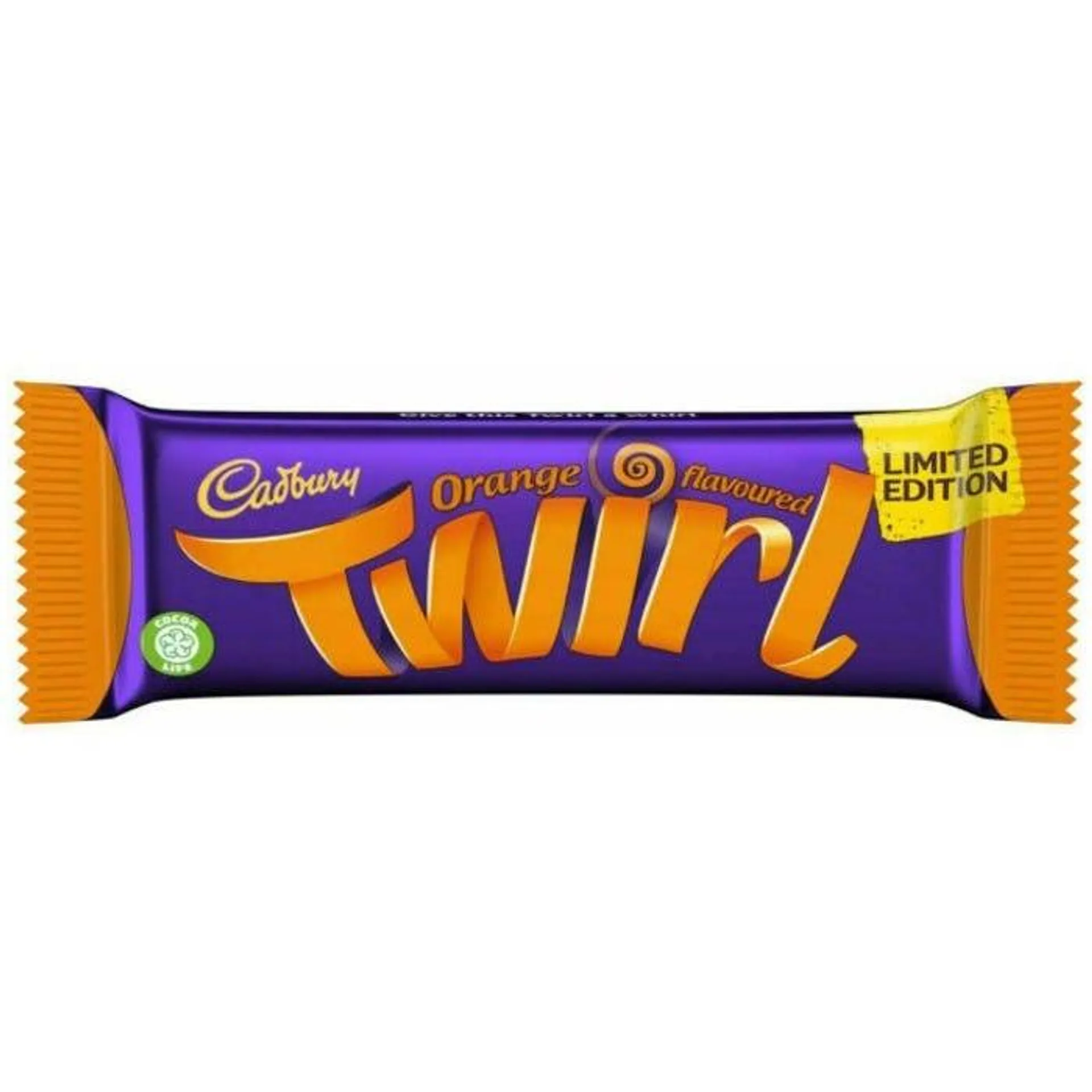 Cadbury Twirl Orange Chocolate Bar, 43g