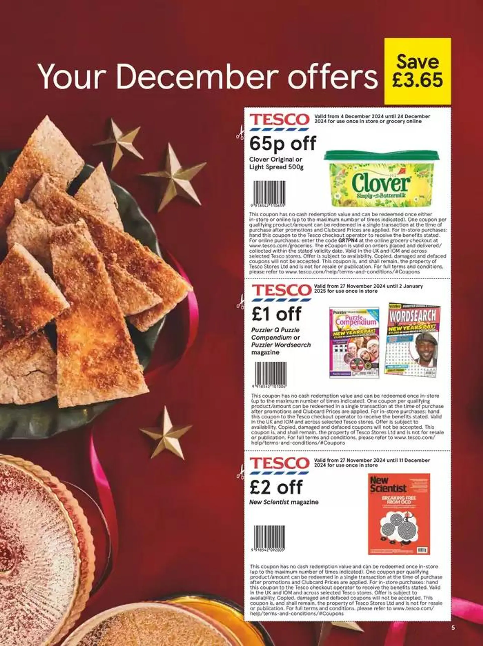 Tesco Magazine - December 2024 from 29 November to 31 December 2024 - Catalogue Page 5