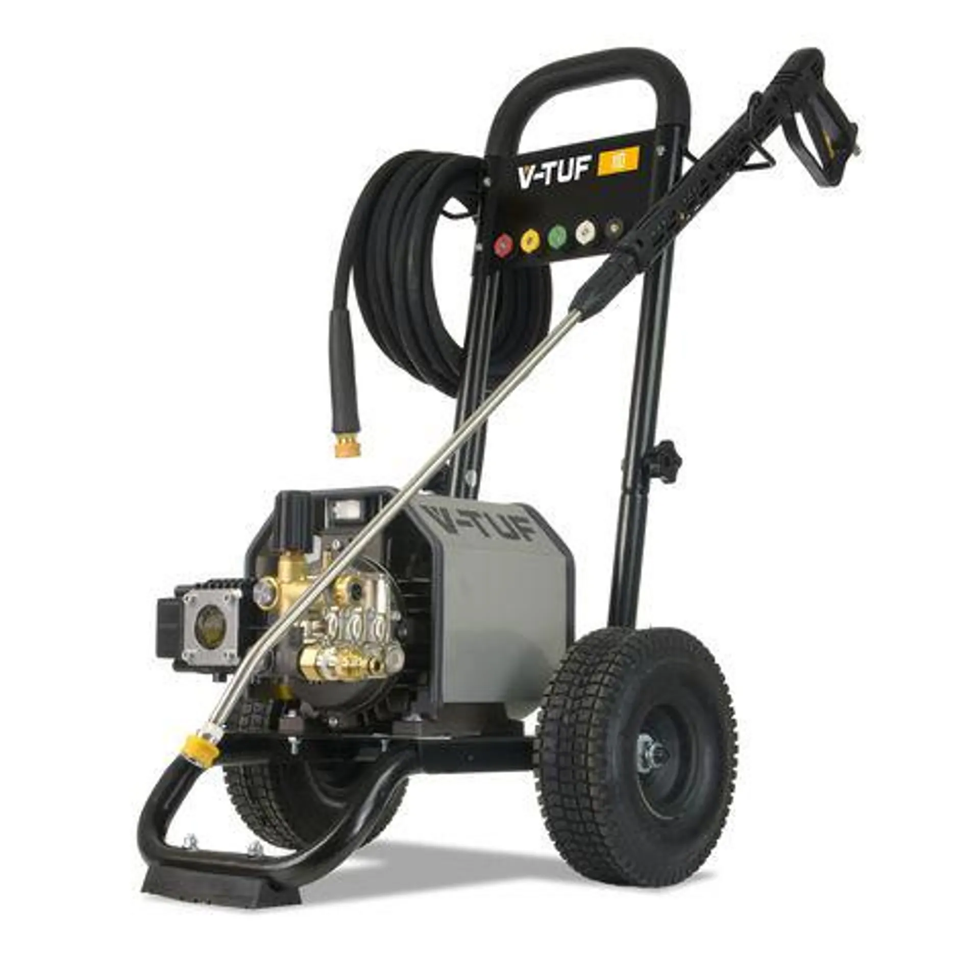 VTUF110 - 80Bar, 12L/min Compact, Industrial, Mobile Electric Pressure Washer - Stainless cover (110V)