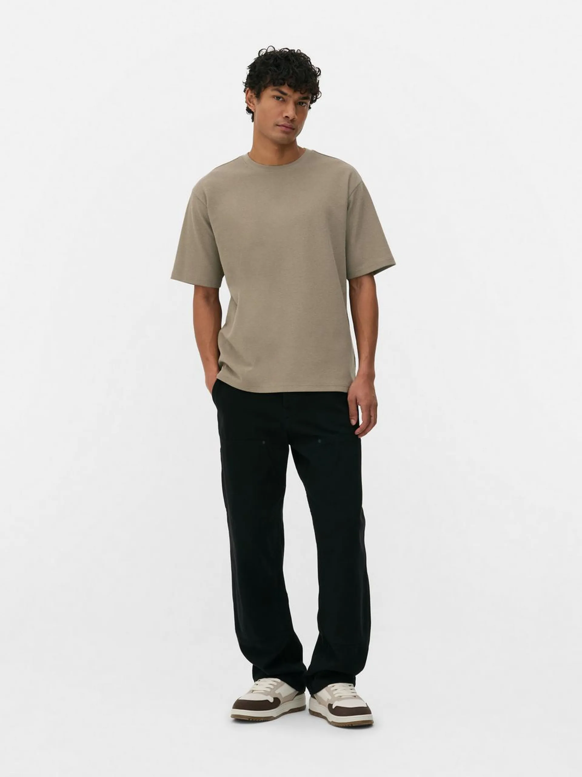 Textured Relaxed T-Shirt