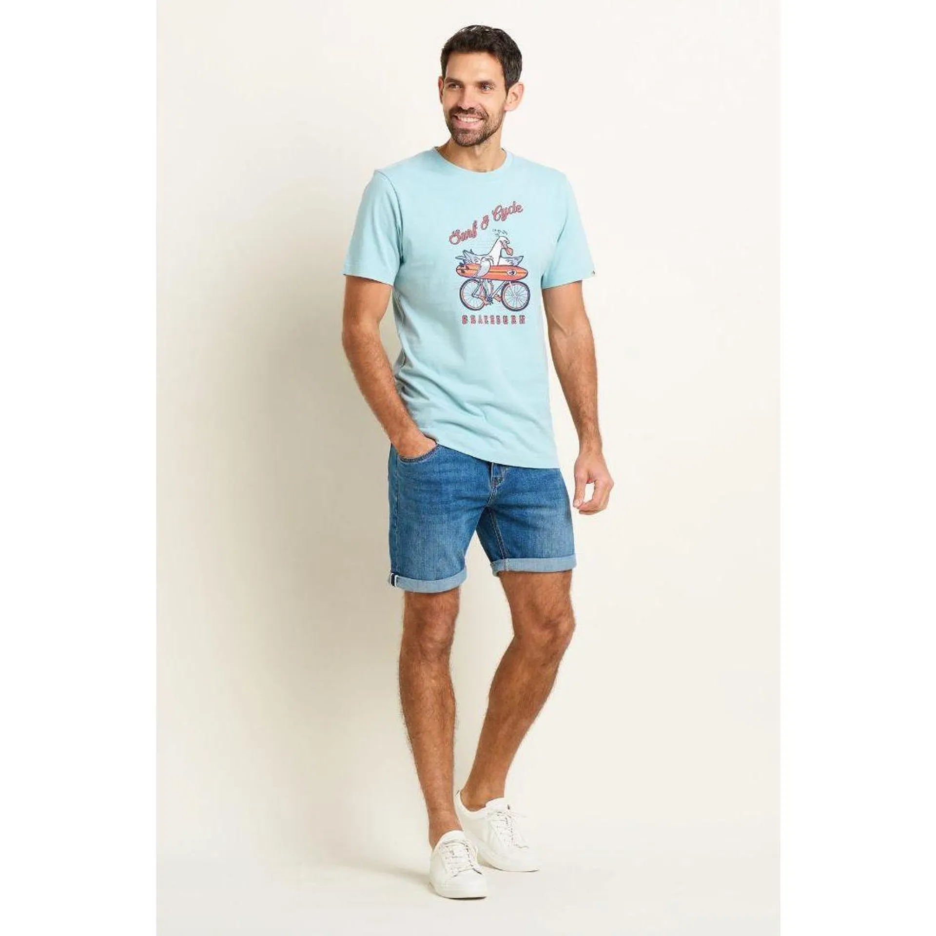 Brakeburn Seagul Tee - Sky Blue