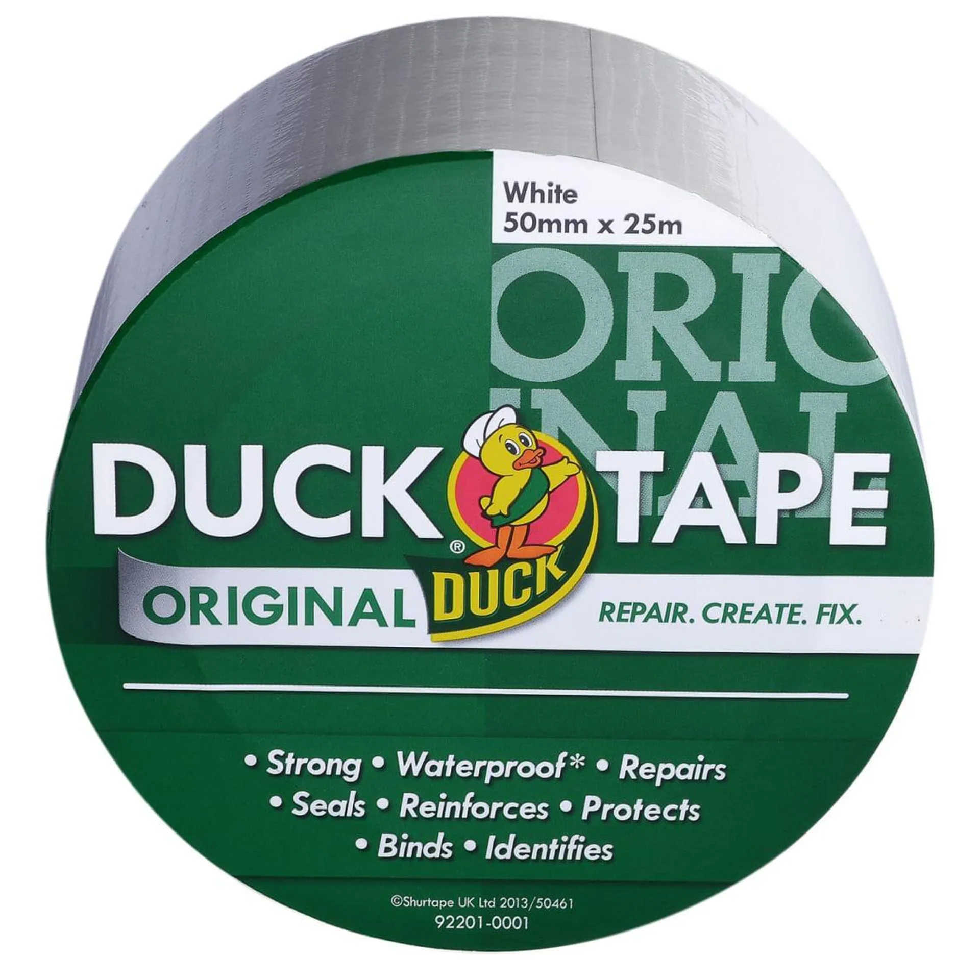 Duck Tape Original 50mm x 25m - White