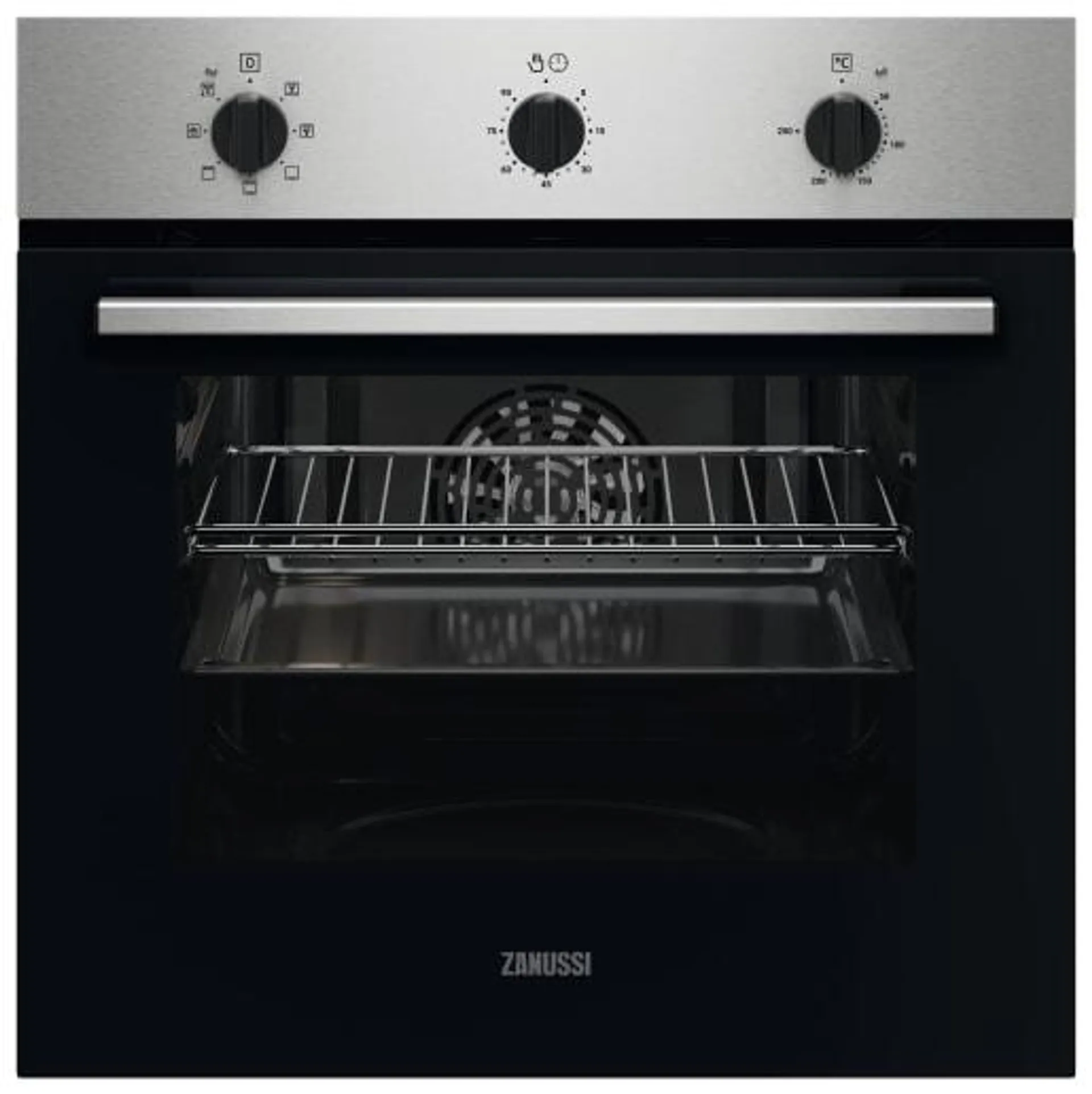 Zanussi ZOHTC1X2 Multi-Function Single Oven - Silver