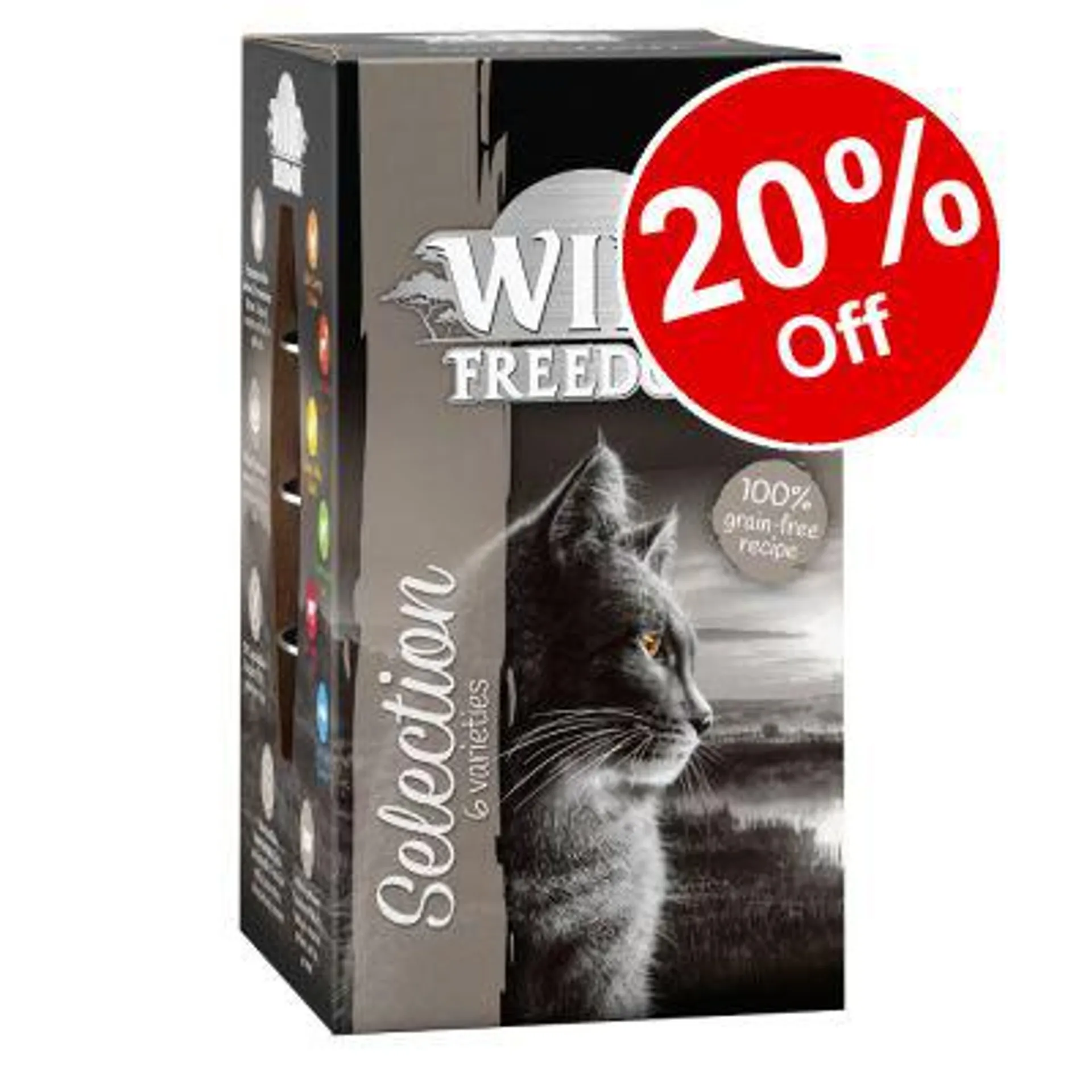 6 x 85g Wild Freedom Adult Trays Wet Cat Food - 20% Off!*