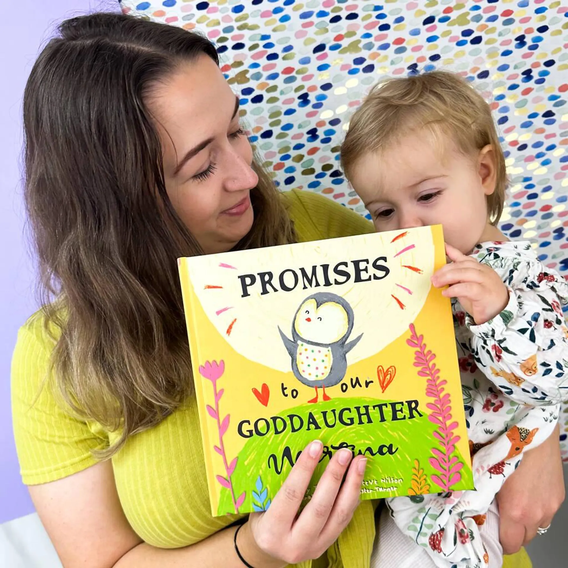 Personalised 'Promises To You' Book For Godchild