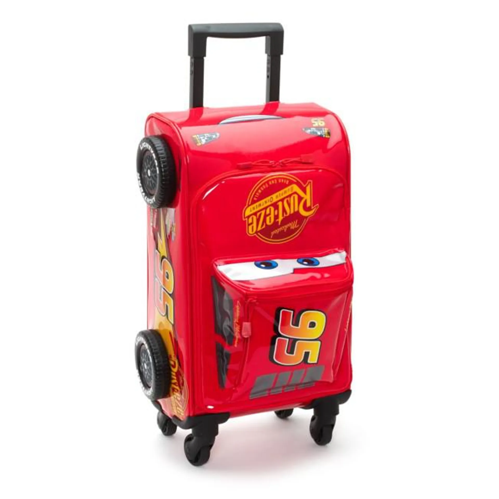 Disney Store Lightning McQueen Rolling Luggage, Disney Pixar Cars 3