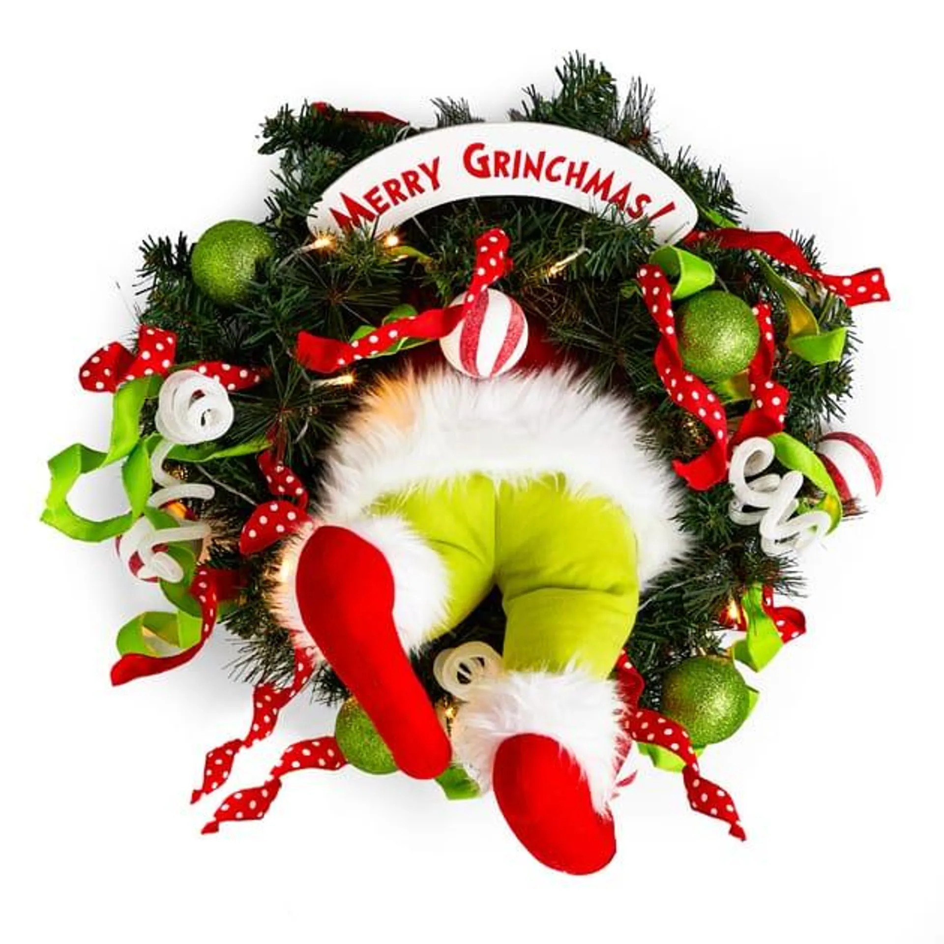 The Grinch Merry Grinchmas Wreath