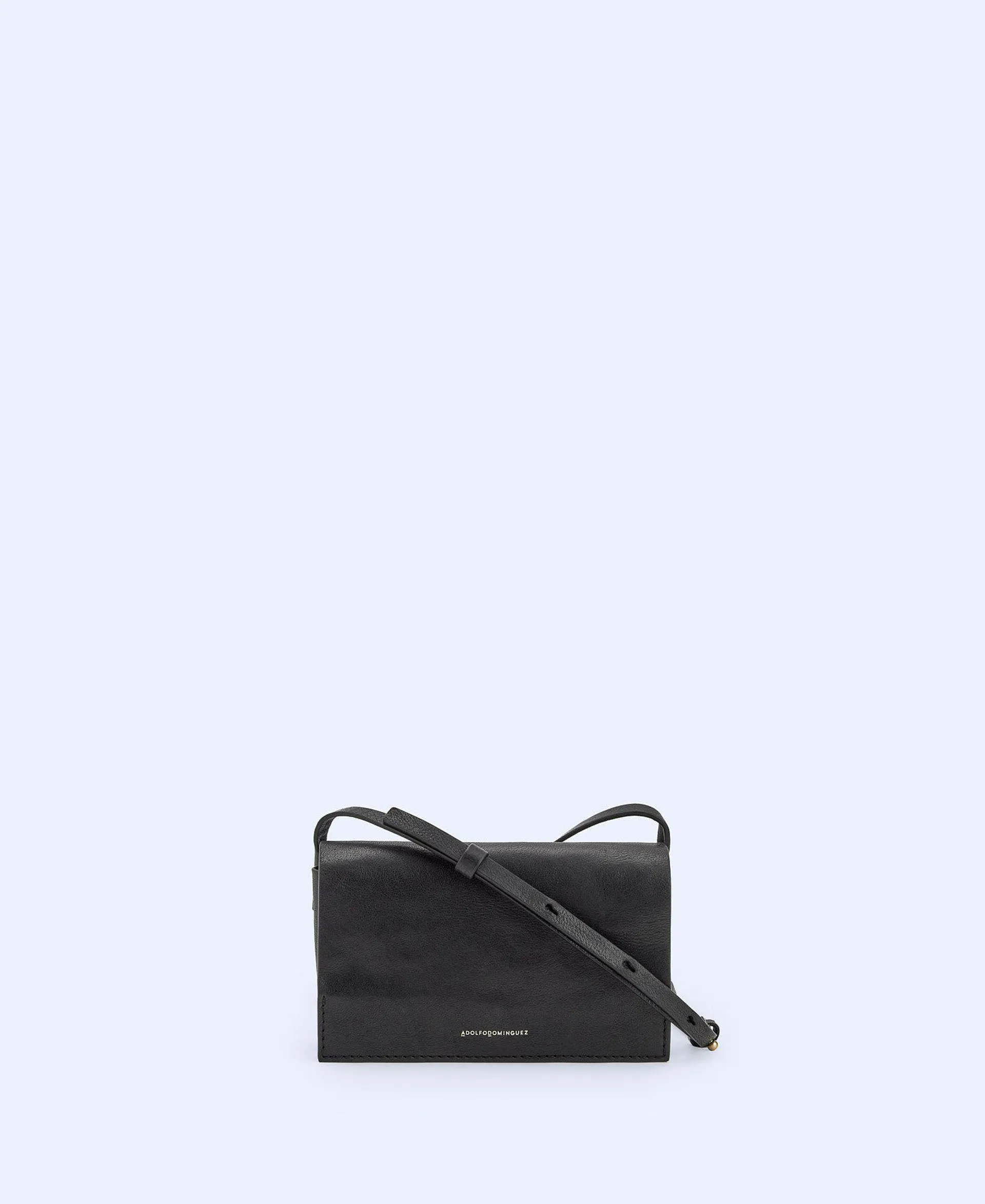Vachetta leather small shoulder bag