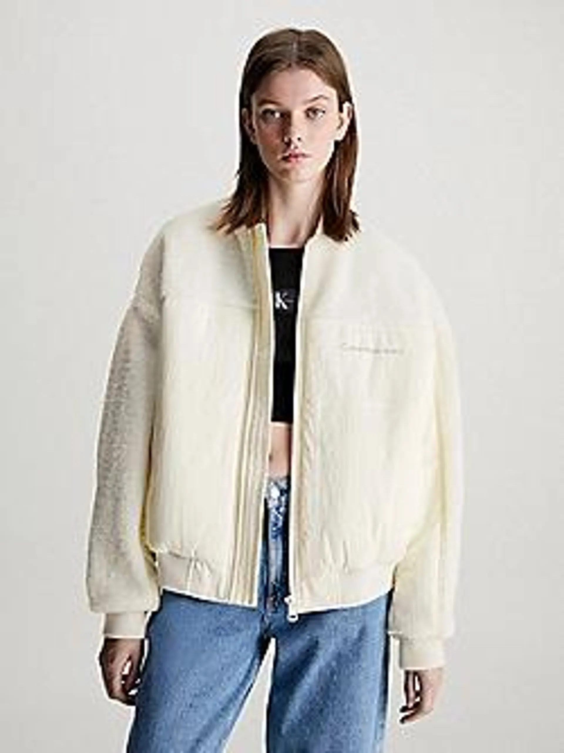 Unisex Sherpa Bomber Jacket