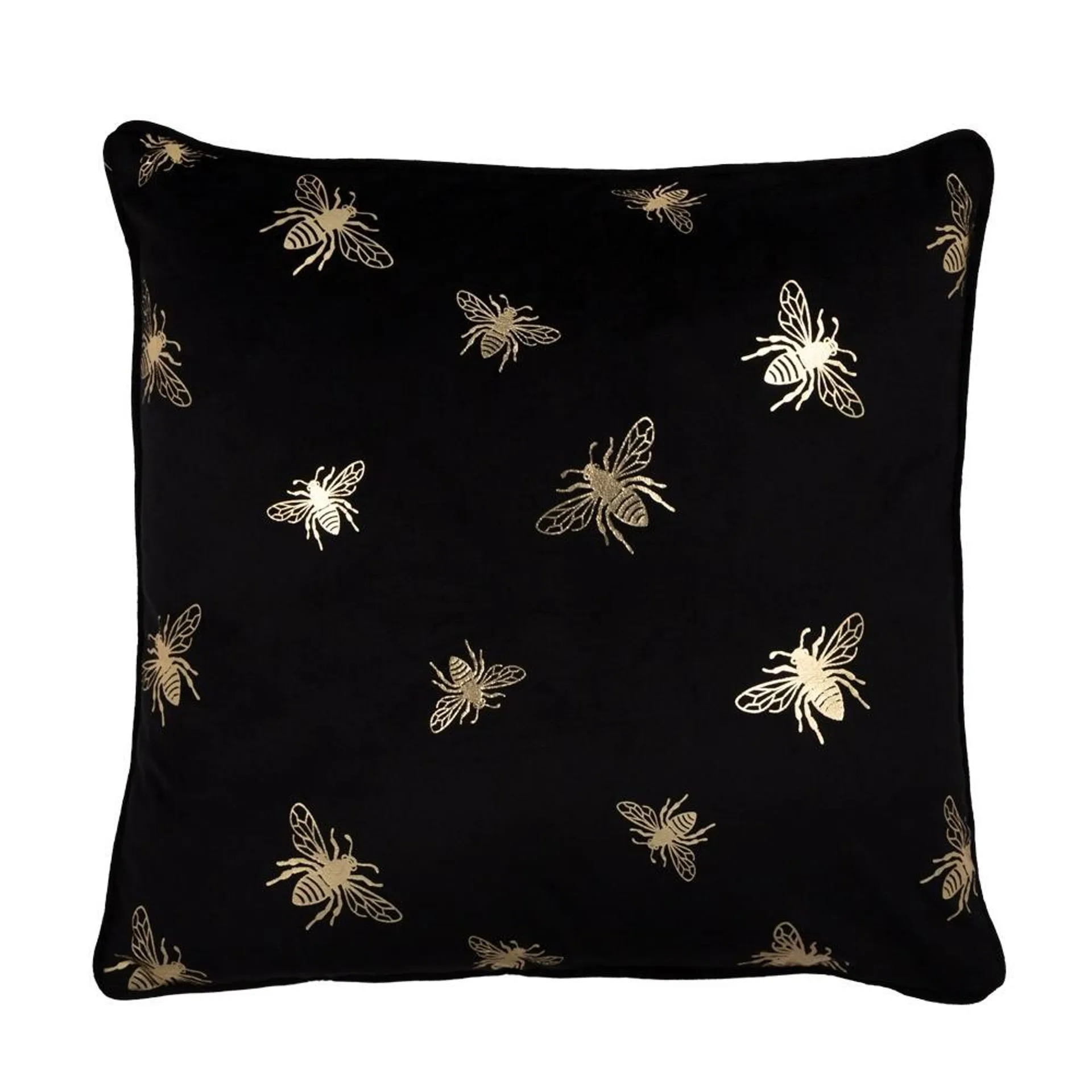 VALTENE VELVET BEE CUSHION - 45CM