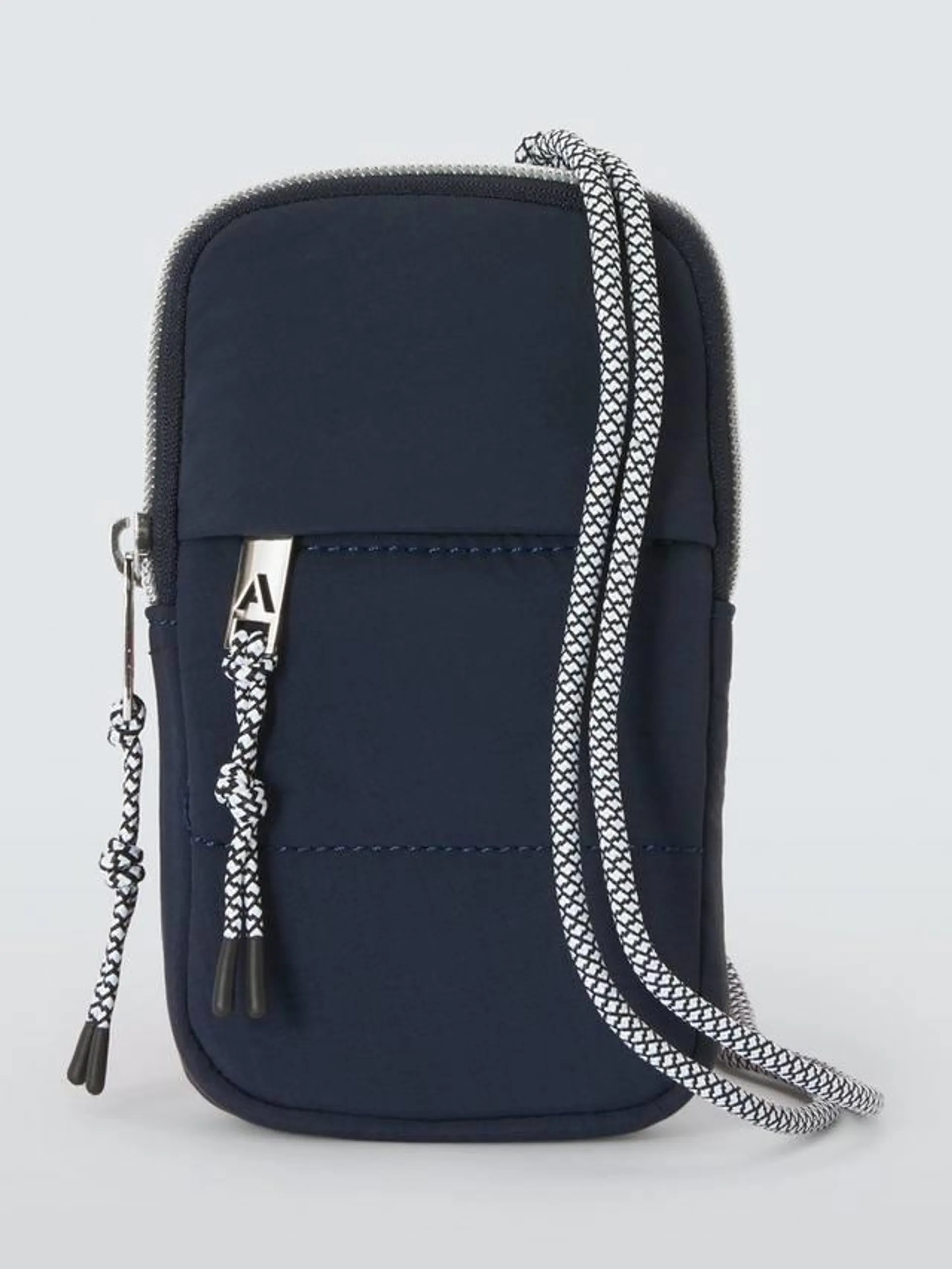 Quilted Slim Phone Bag, Navy