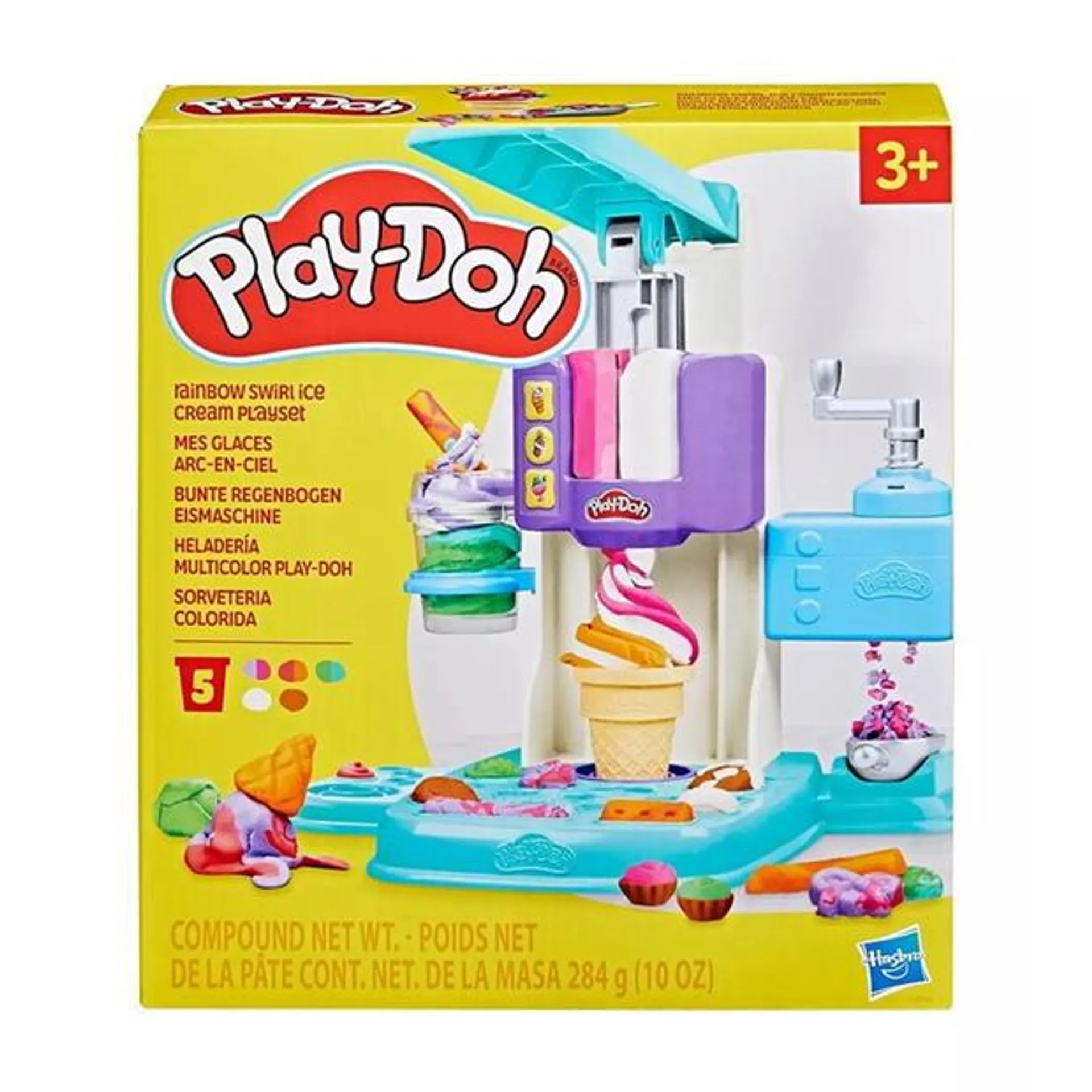 Doh Rainbow Swirl Ice Cream Playset