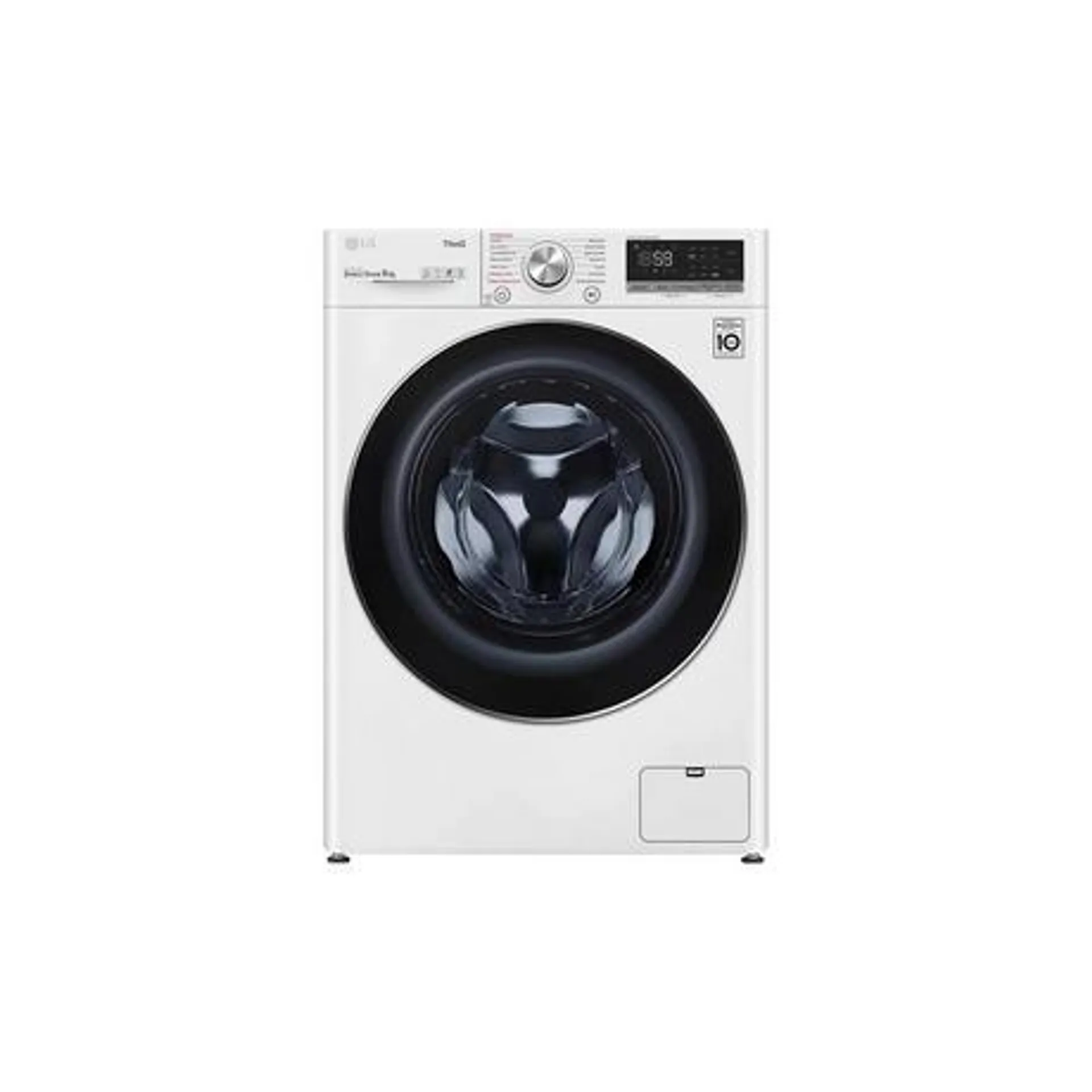 LG F4V709WTSA 9kg 1400 Spin Washing Machine - White