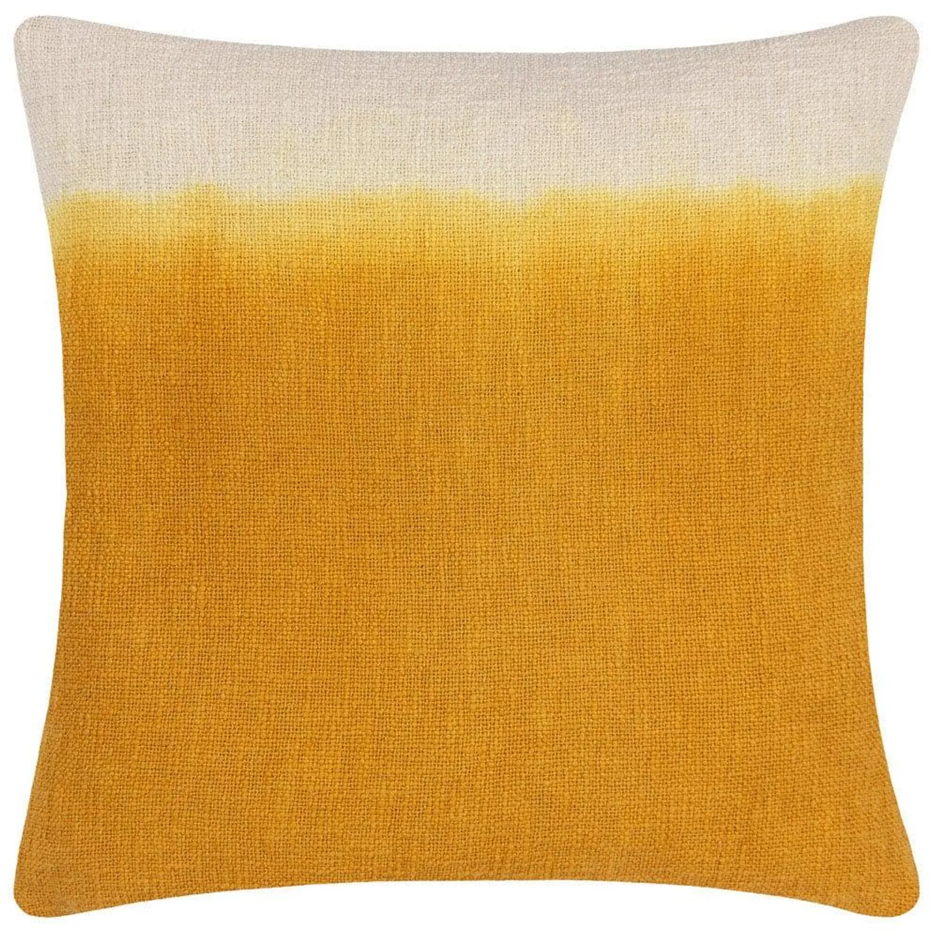 furn. Mizu Ochre Dip Dye Square Cushion