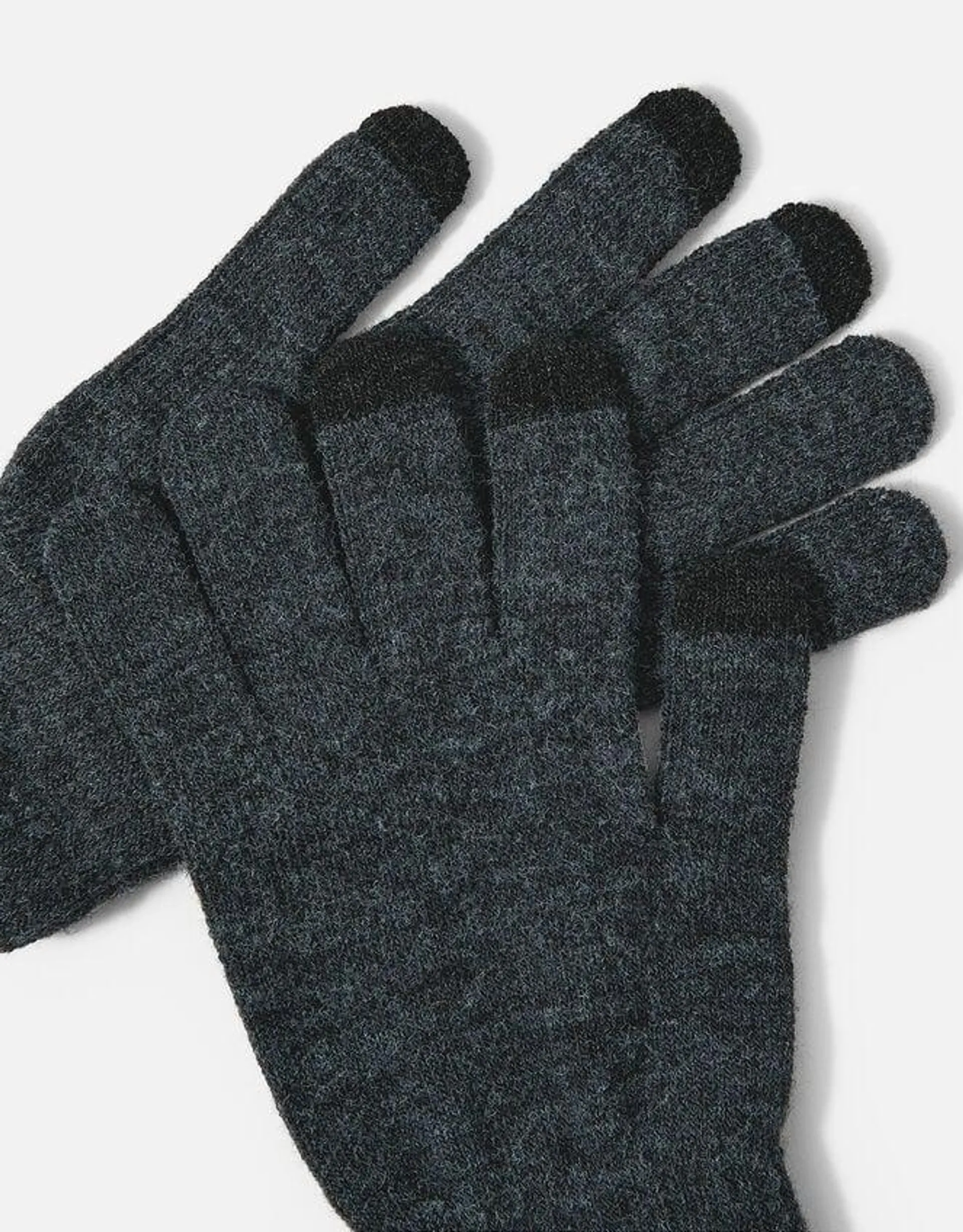 Super-Stretchy Touchscreen Gloves Grey