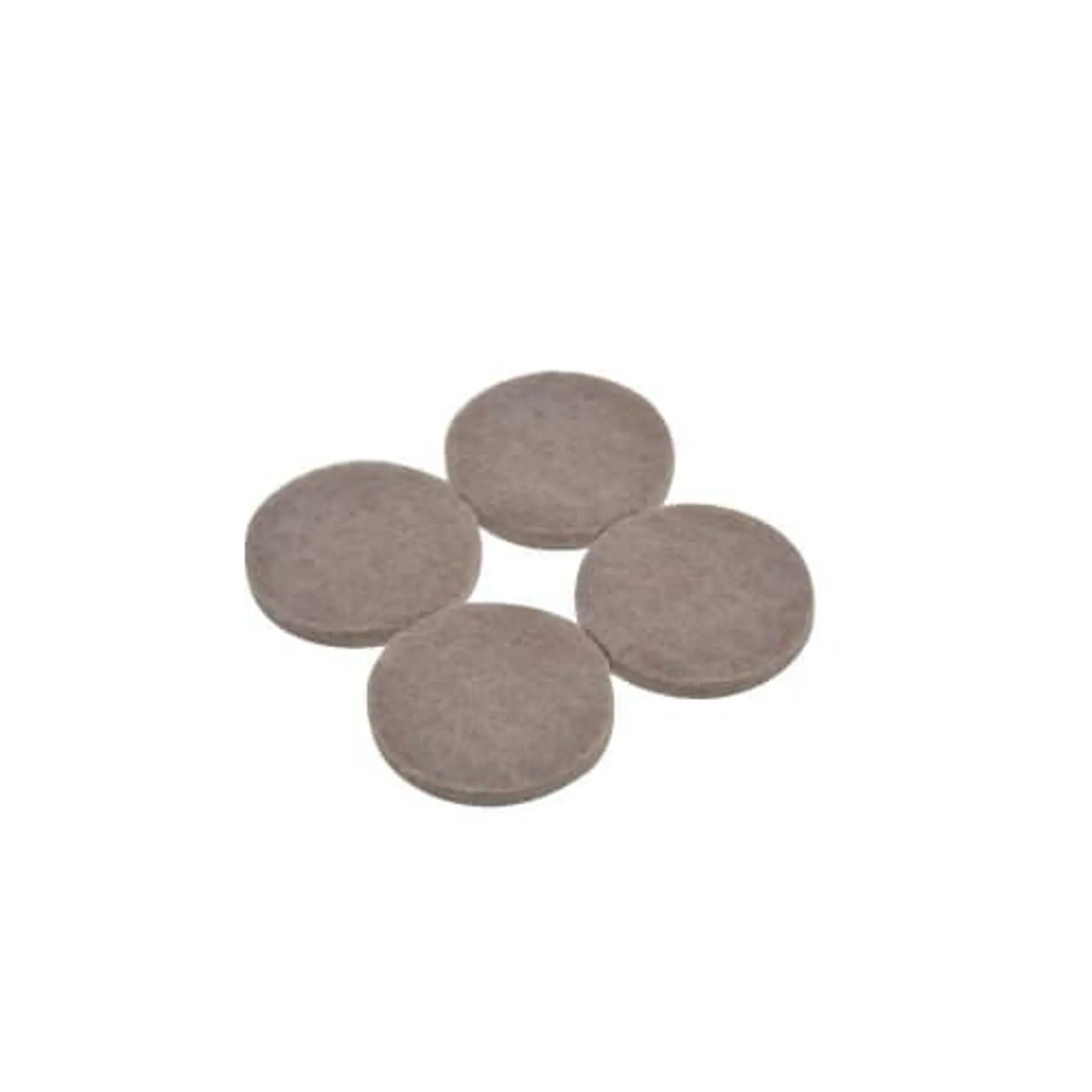 Wickes Heavy Duty Round Felt Pad Self Adhesive - 38mm Pack of 4