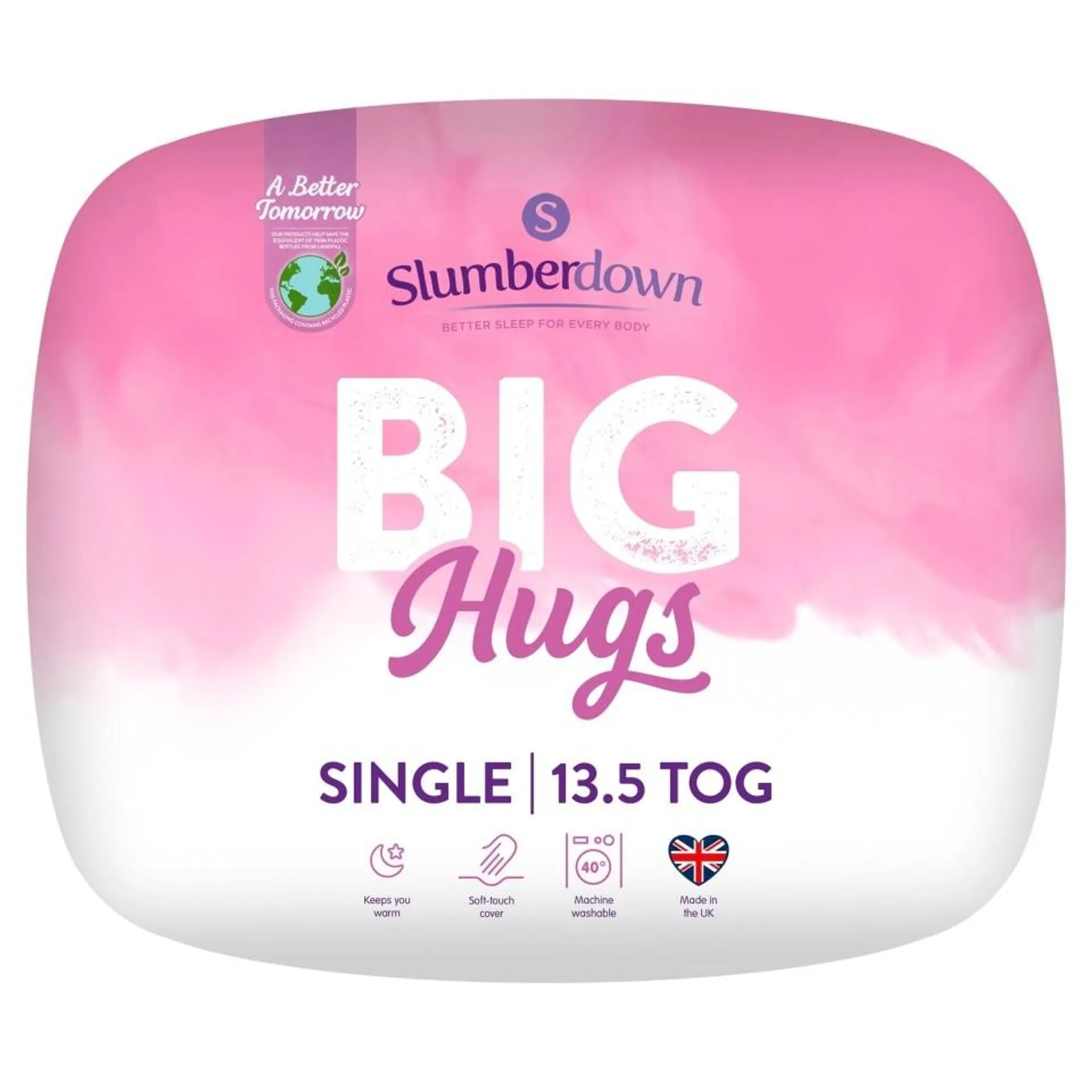 Slumberdown Big Hugs 13.5 Tog Duvet Single