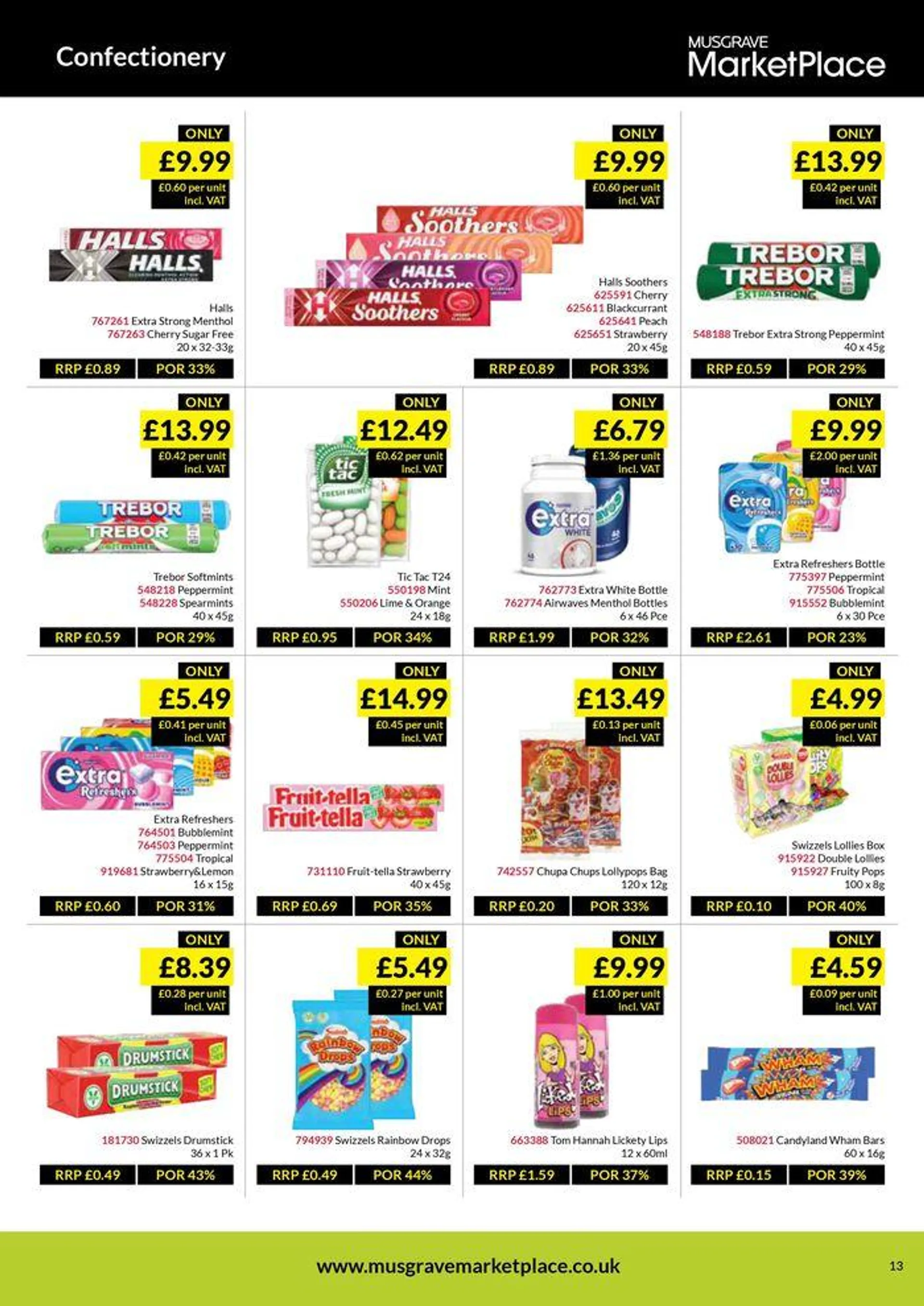 RETAIL DEALS - 13