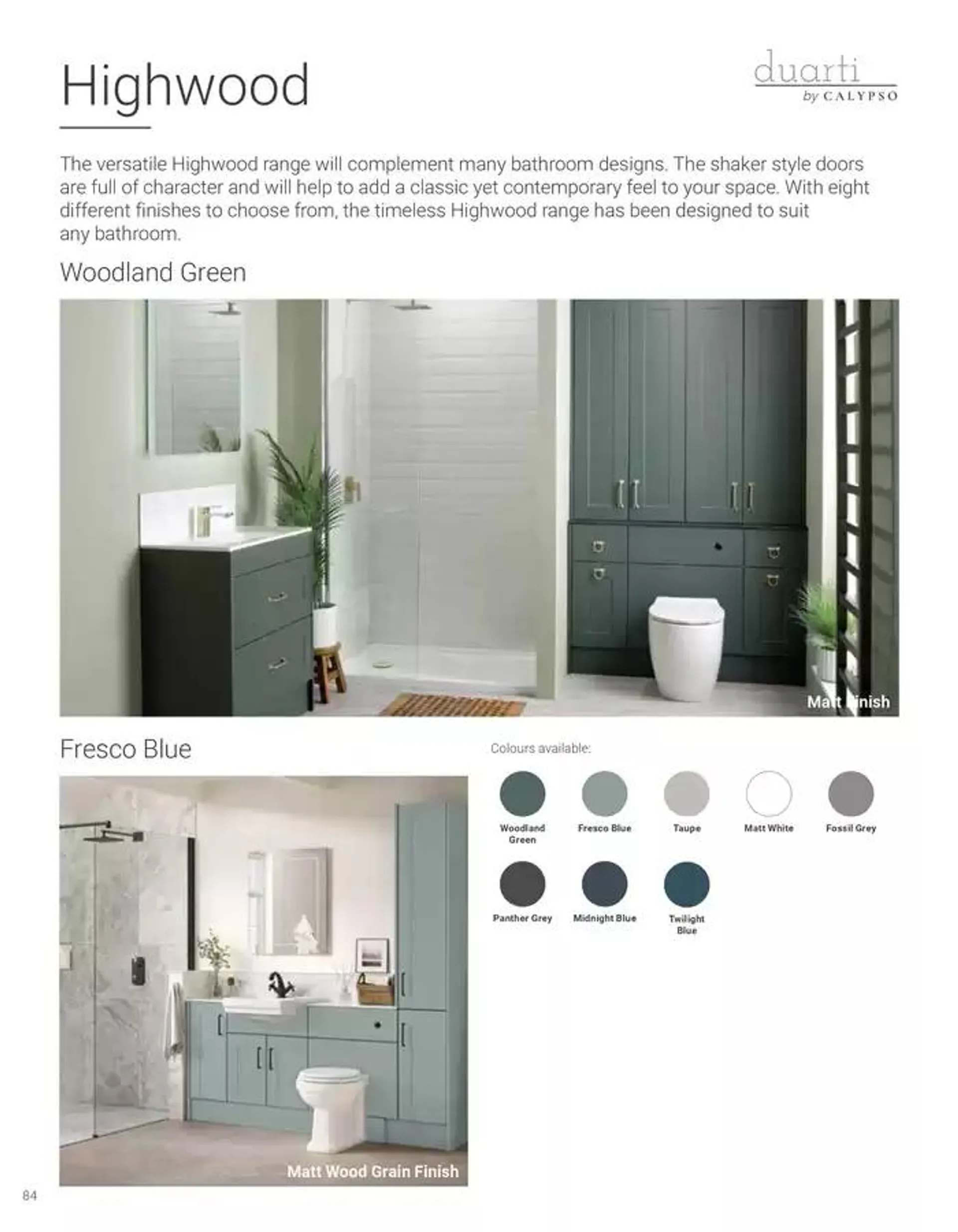 Wickes Bespoke Bathrooms brochure from 5 November to 31 December 2024 - Catalogue Page 84