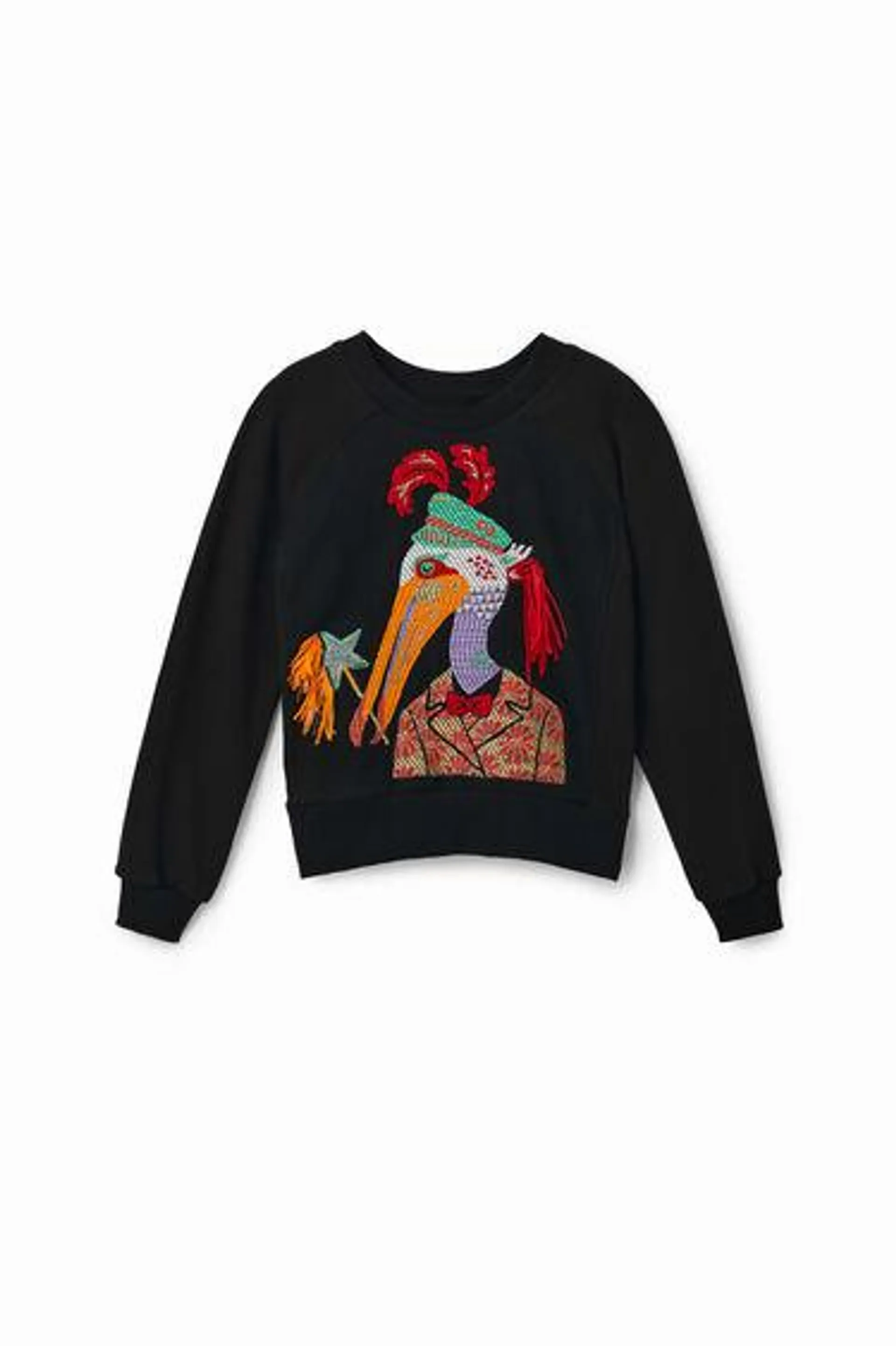 Embroidered pelican sweatshirt