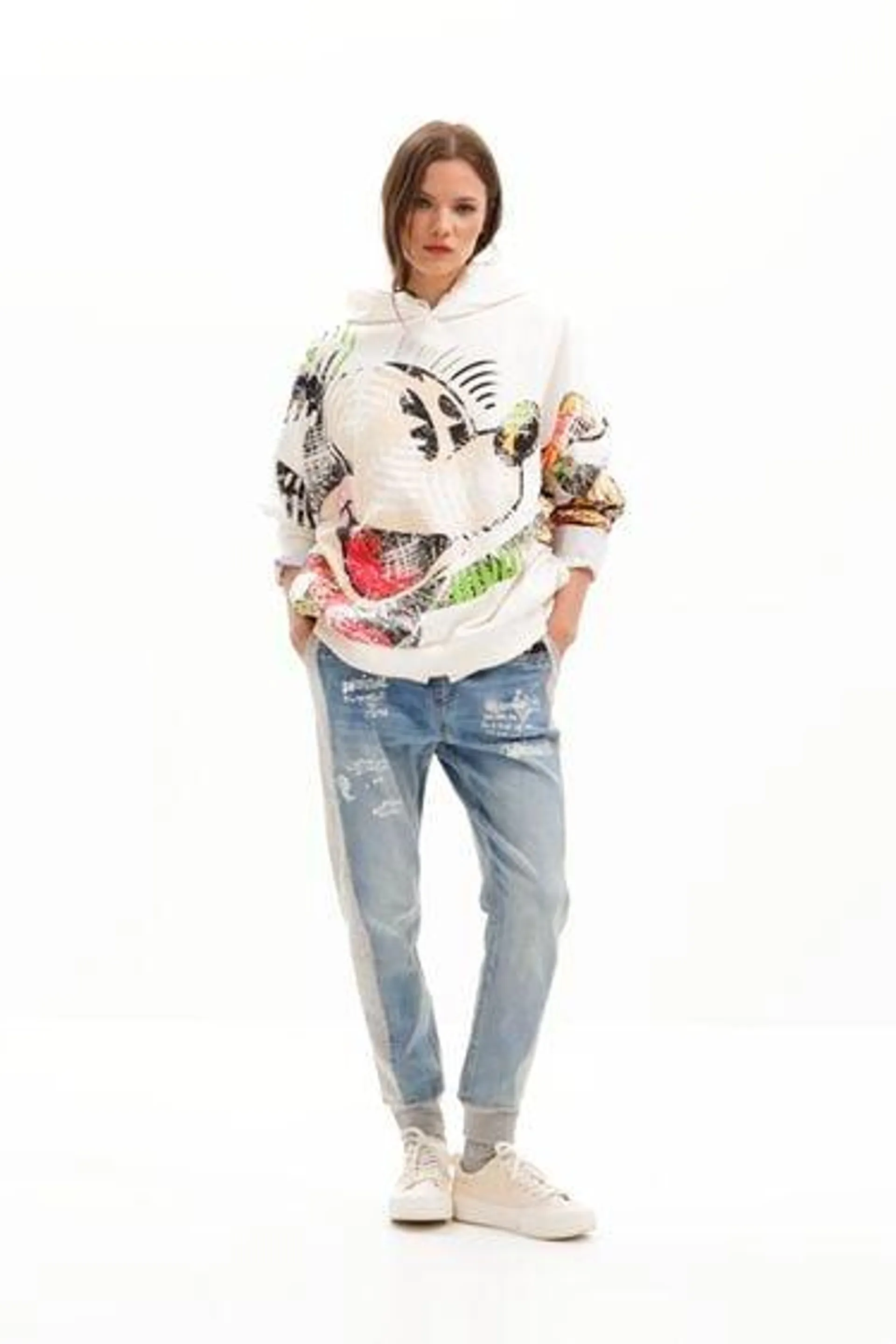 Oversize Mickey Mouse hoodie