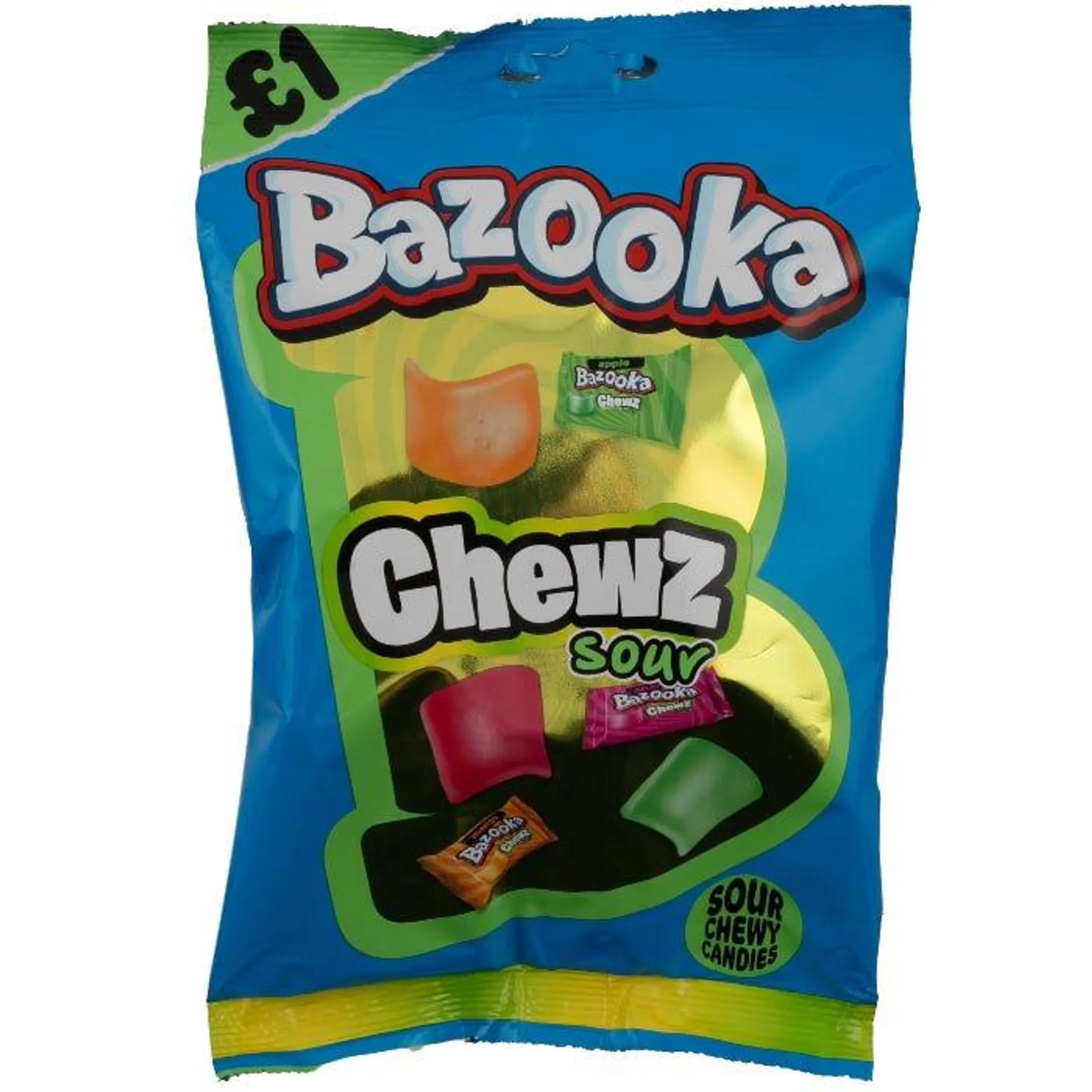 Bazooka Sour Chewz, 120g