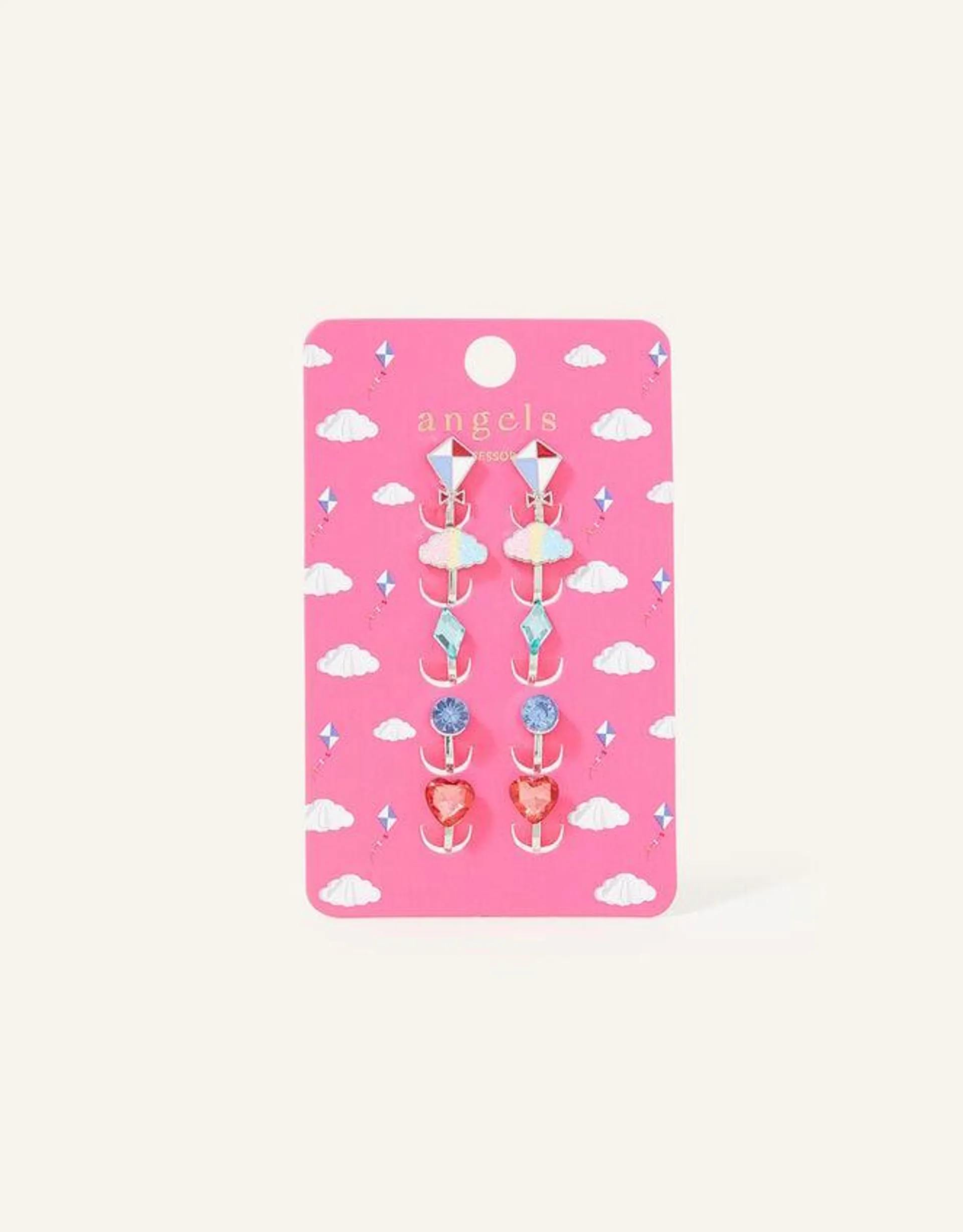 Kids Cloud Earrings 5 Pack