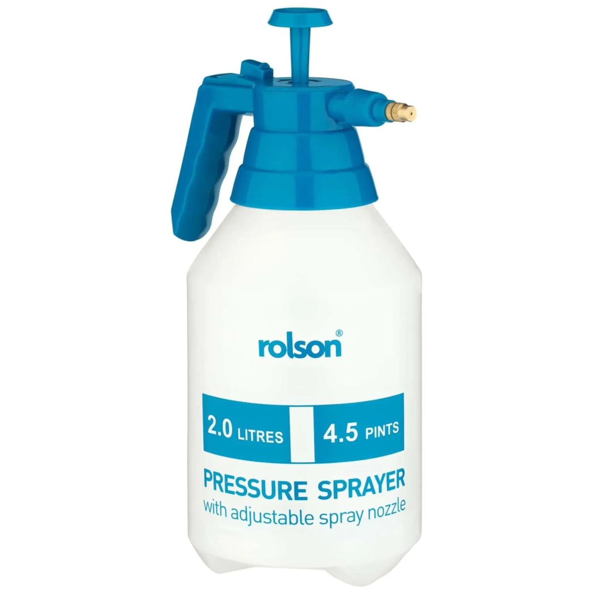 Rolson Pressure Hand Sprayer 2L - Blue