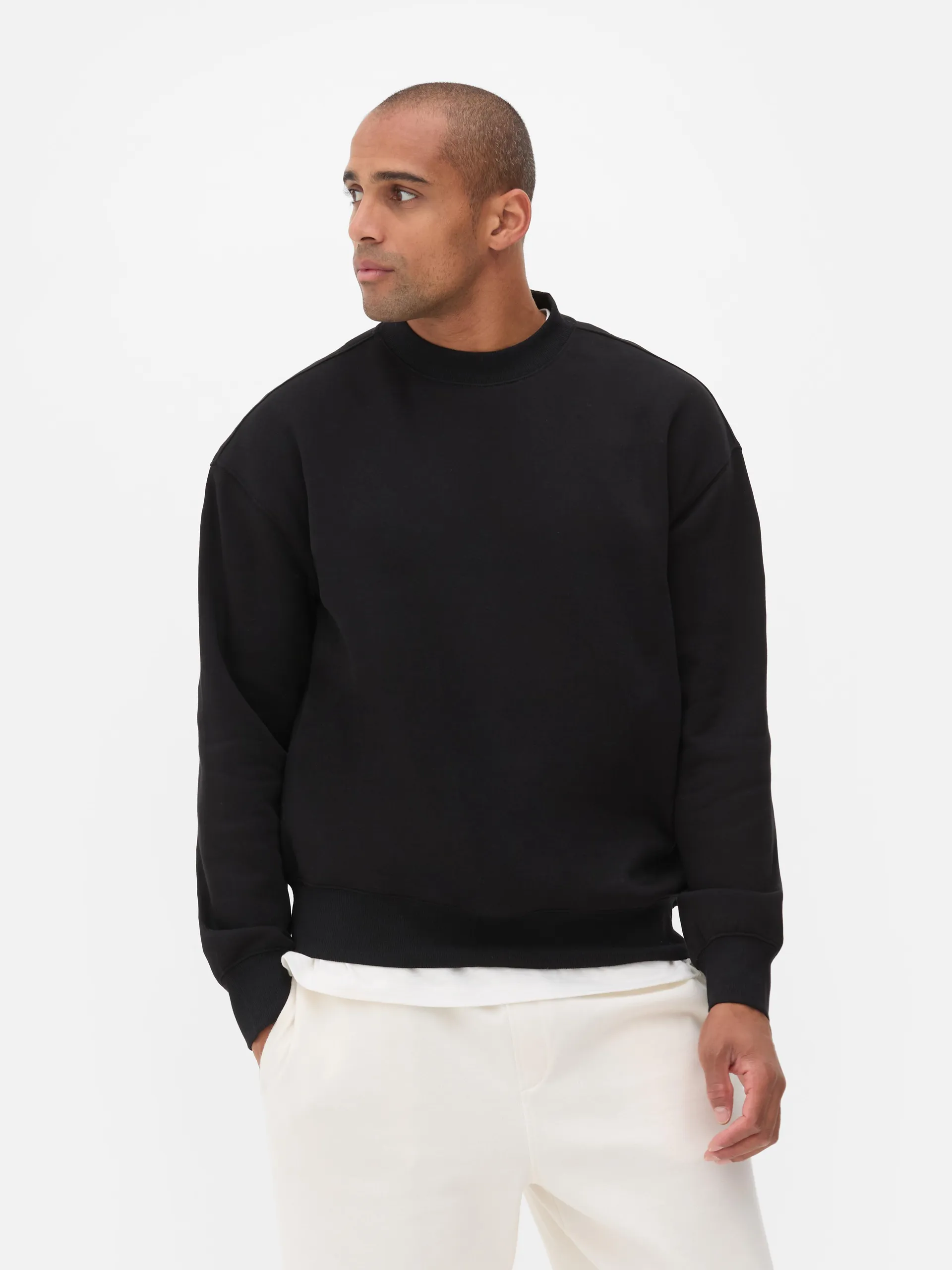 Oversized Crew Neck Sweatshirt