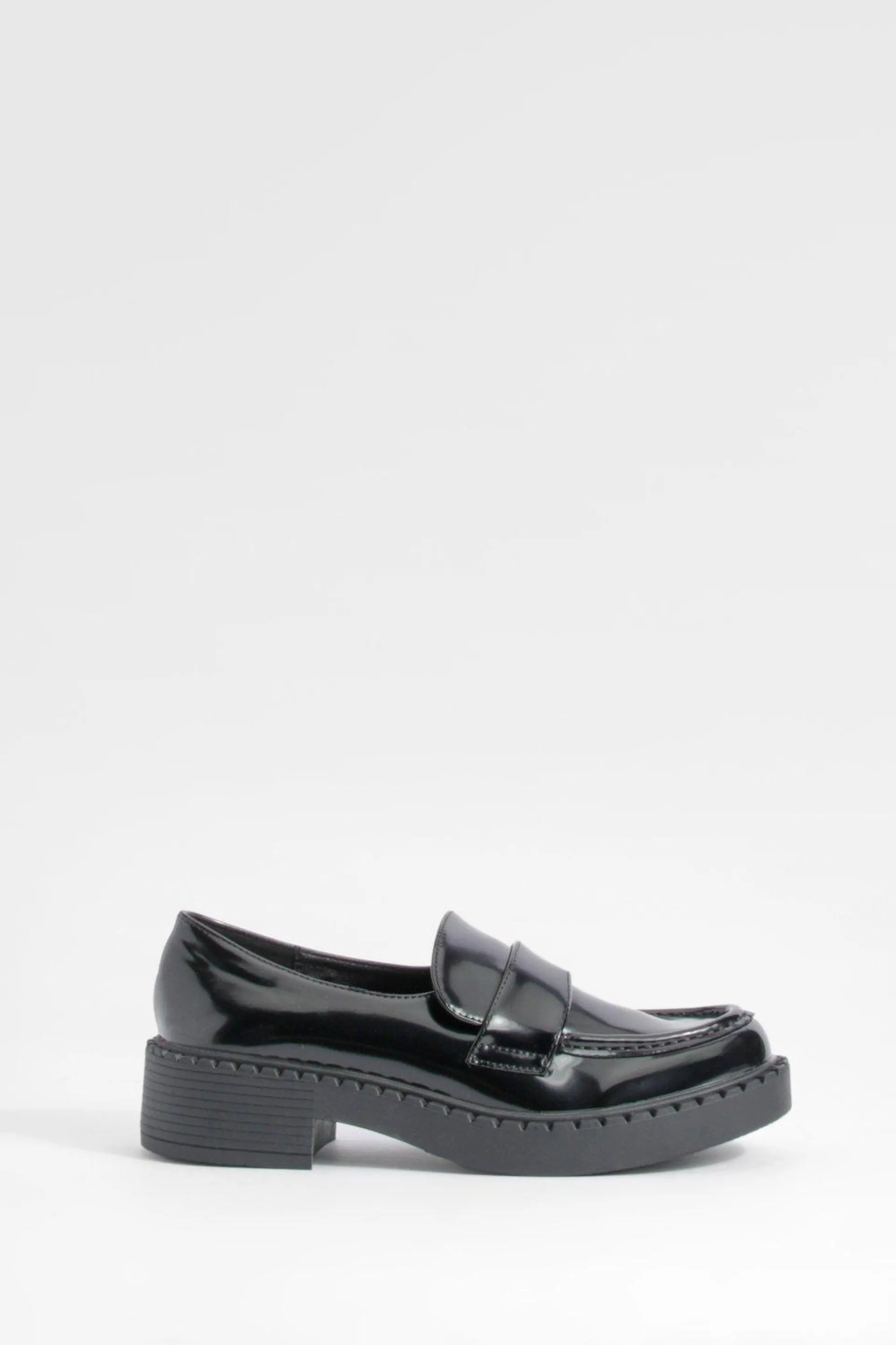 Chunky Patent Loafers